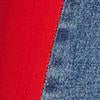 High-Waisted Red Colorblock Skinny Ankle Jeans - Image 6