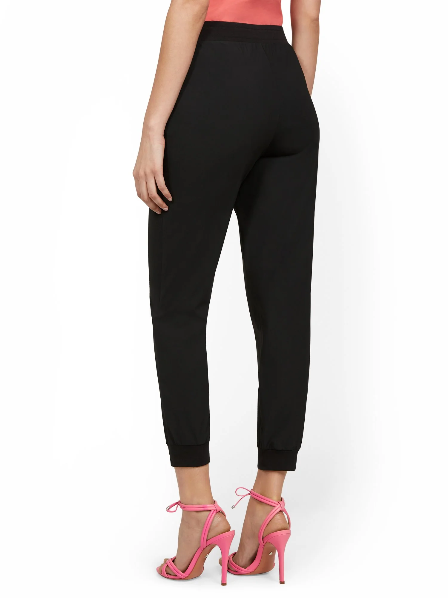 High-Waisted Rib-Trim Jogger Pant - Everywhere Jogger Collection - Image 3
