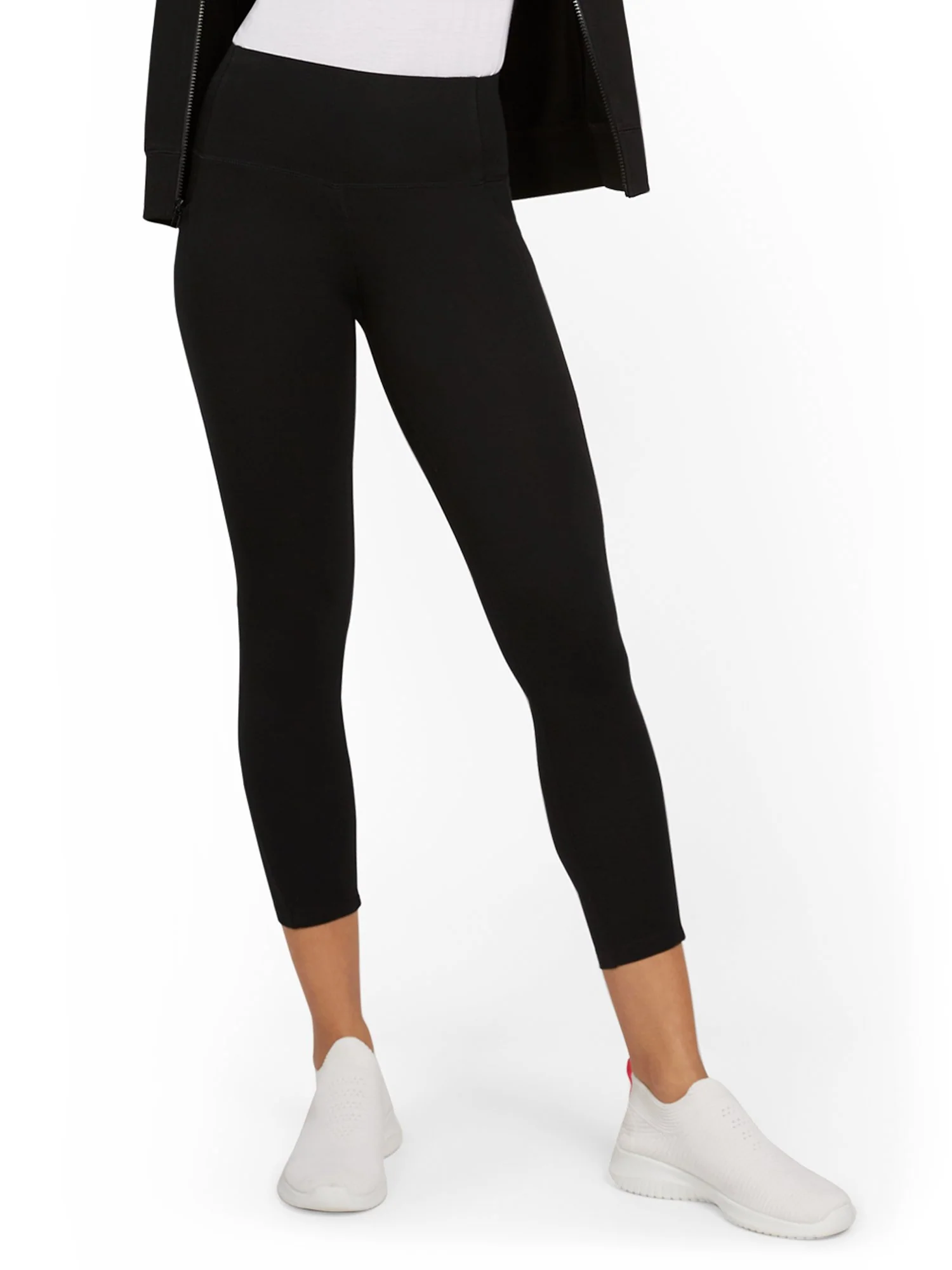 High-Waisted Side-Pocket Capri Legging - Image 2