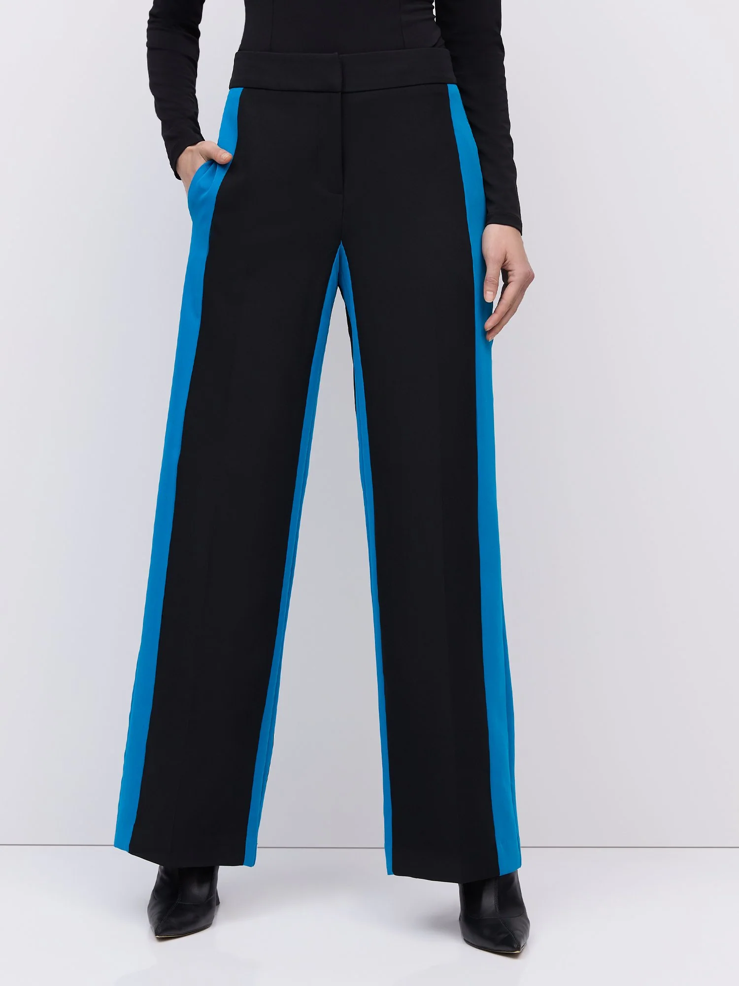 High-Waisted Side-Stripe Wide-Leg Pant - Image 3