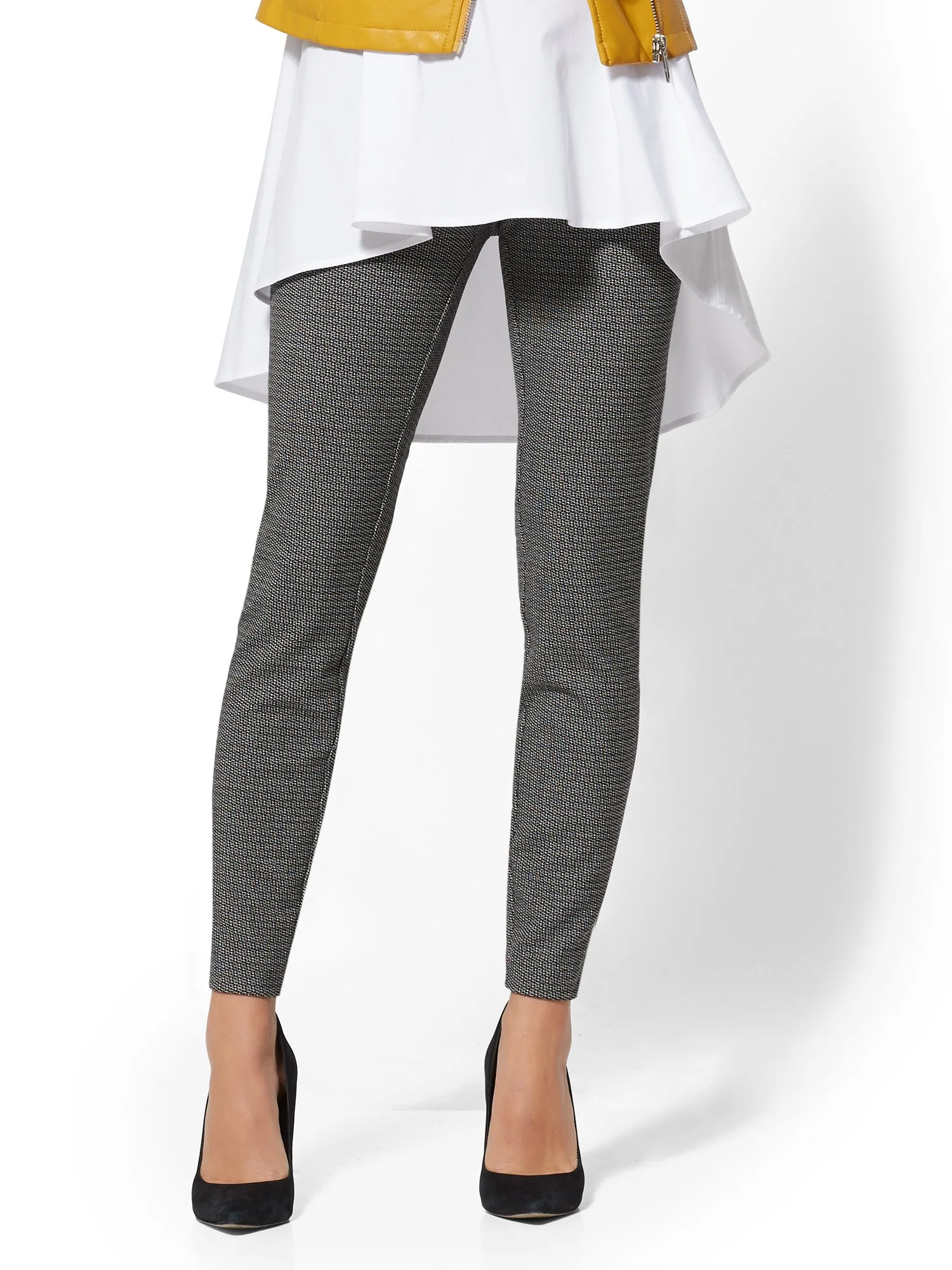High-Waisted Slim Leg Pant - 7th Avenue - Image 2