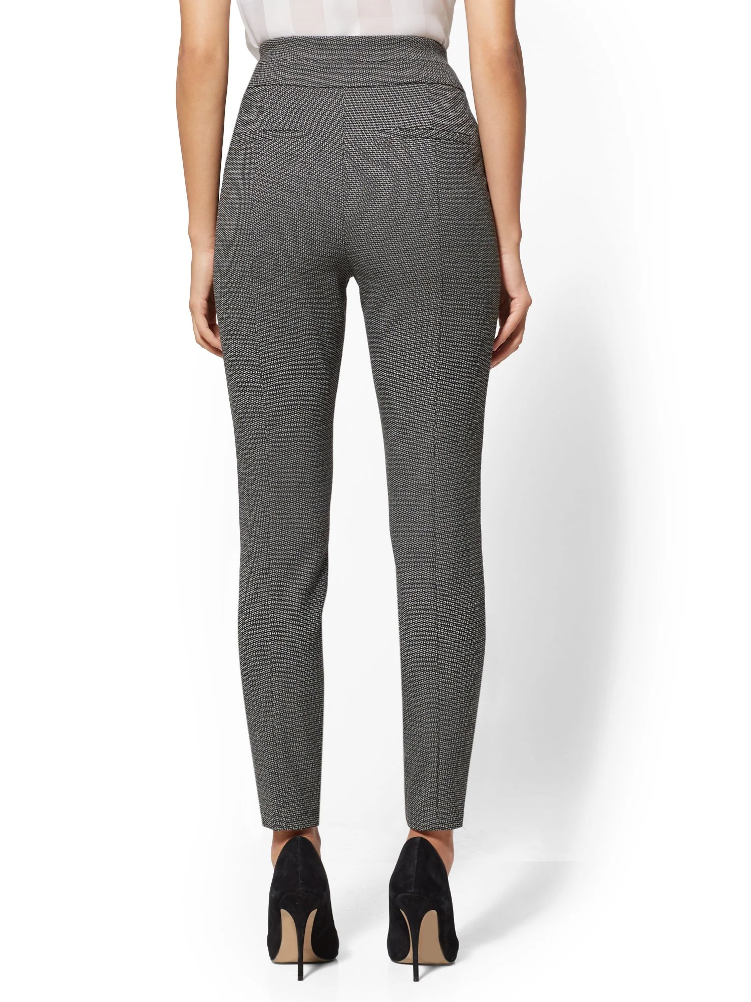 High-Waisted Slim Leg Pant - 7th Avenue - Image 3