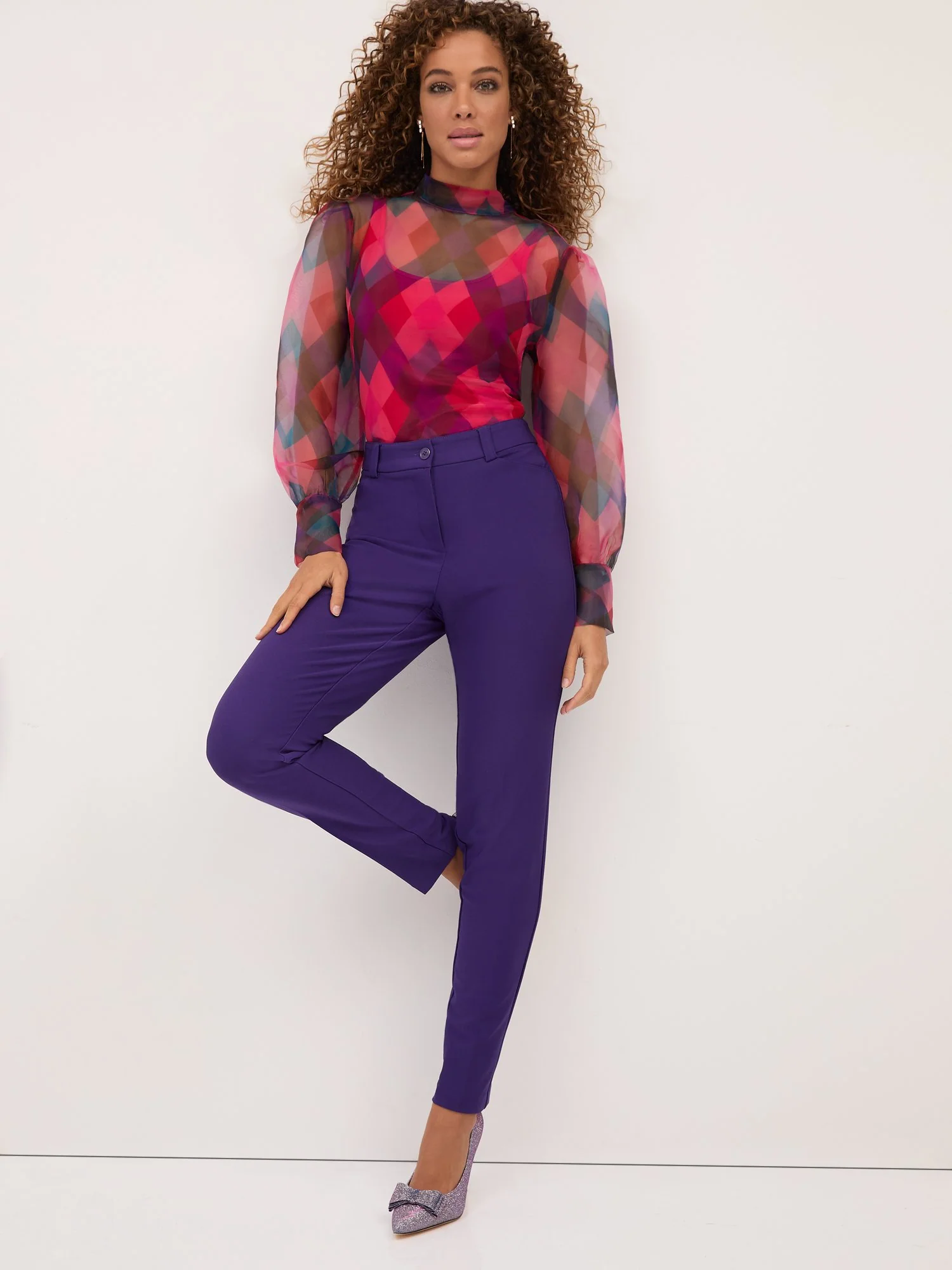 High-Waisted Slim-Leg Pant - Premium Stretch - Image 6