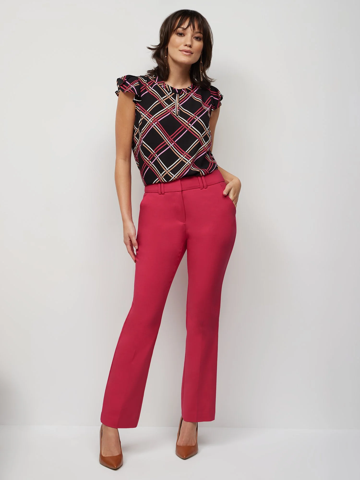 High Rise Straight-Leg Pant - All Season Stretch - Image 6