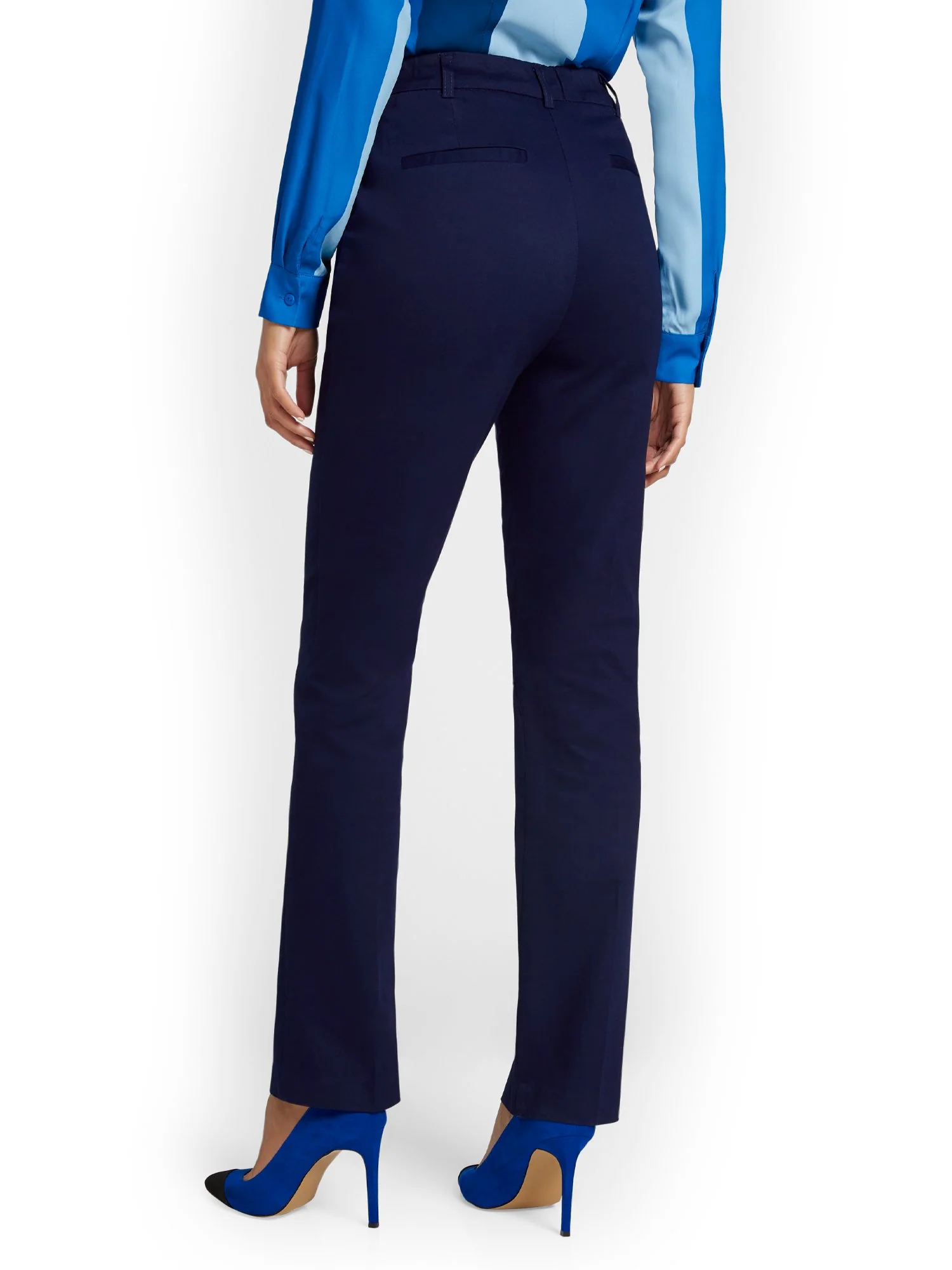High-Waisted Straight-Leg Pant - NY&Chic Collection - Image 7