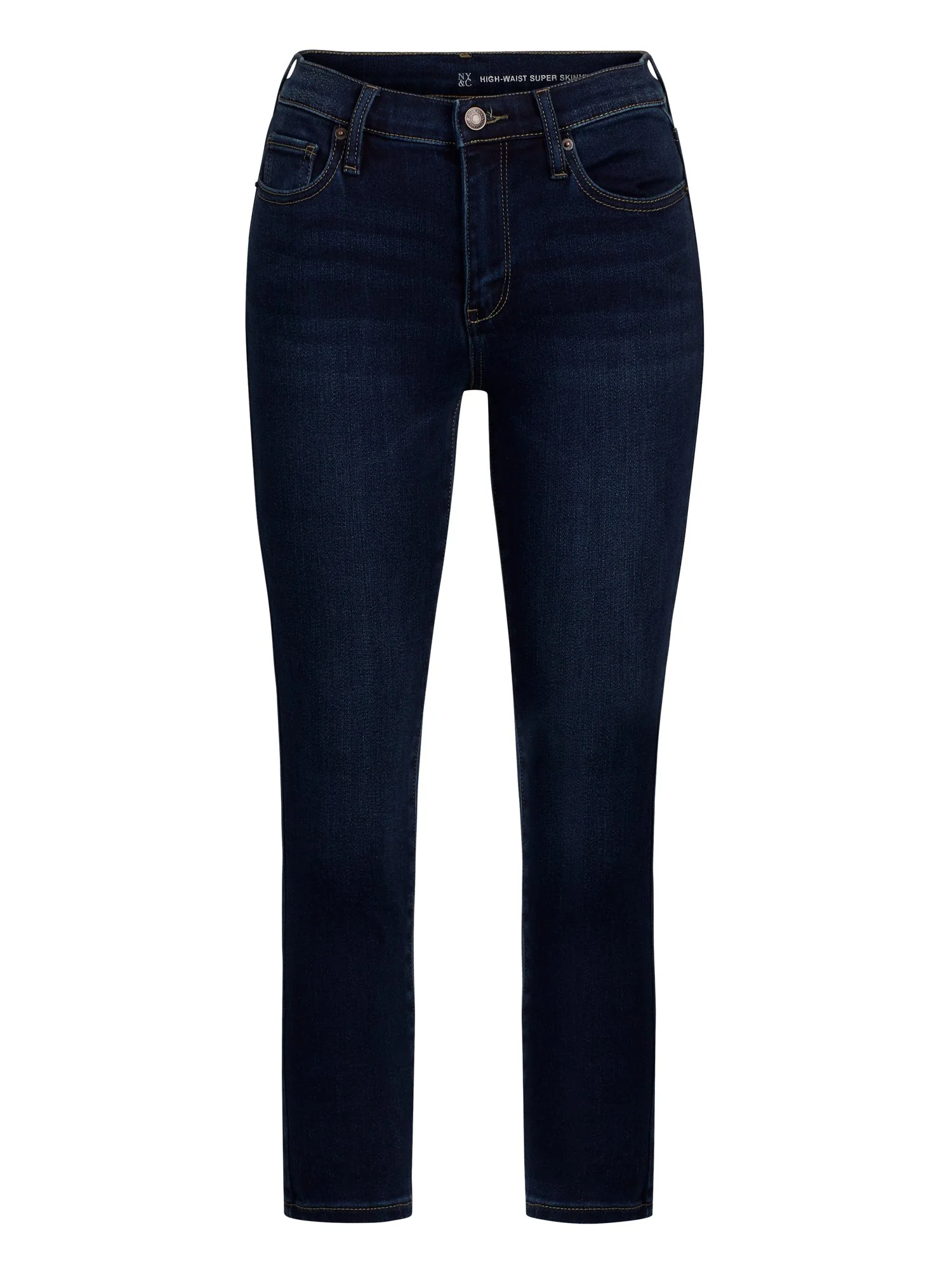 High-Waisted Super-Skinny Capri Jeans