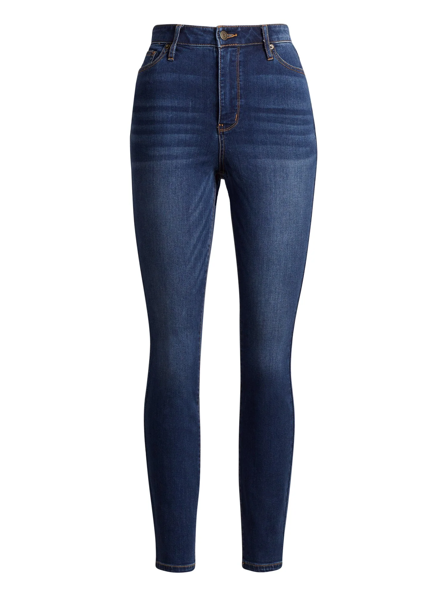 High-Waisted Super-Skinny Jeans - Foxy Blue - Image 2