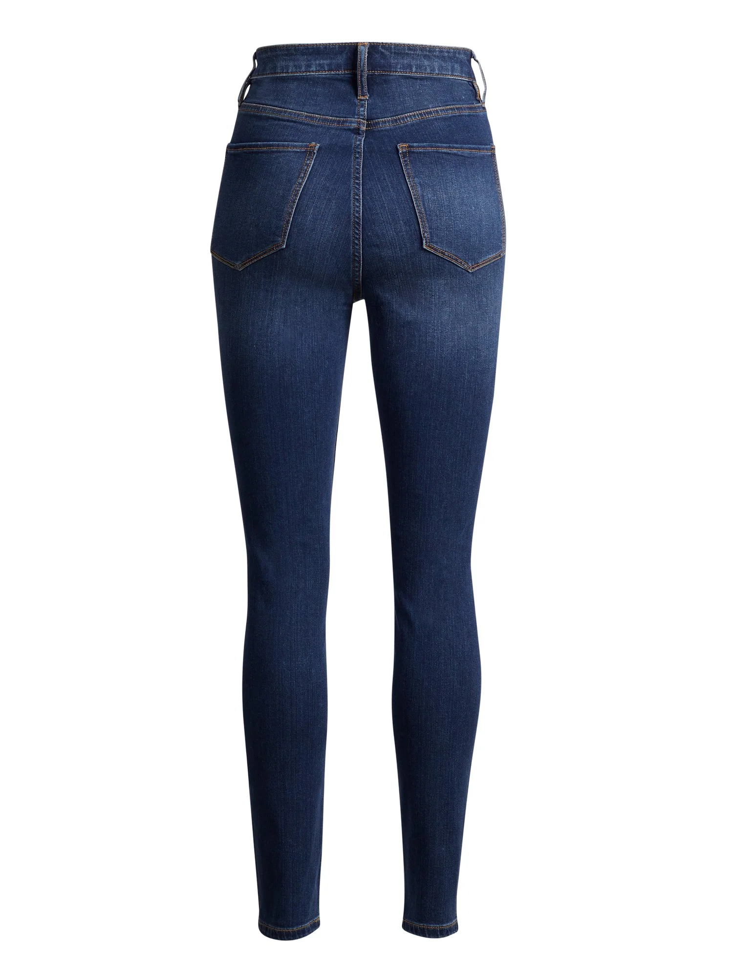 High-Waisted Super-Skinny Jeans - Foxy Blue - Image 3