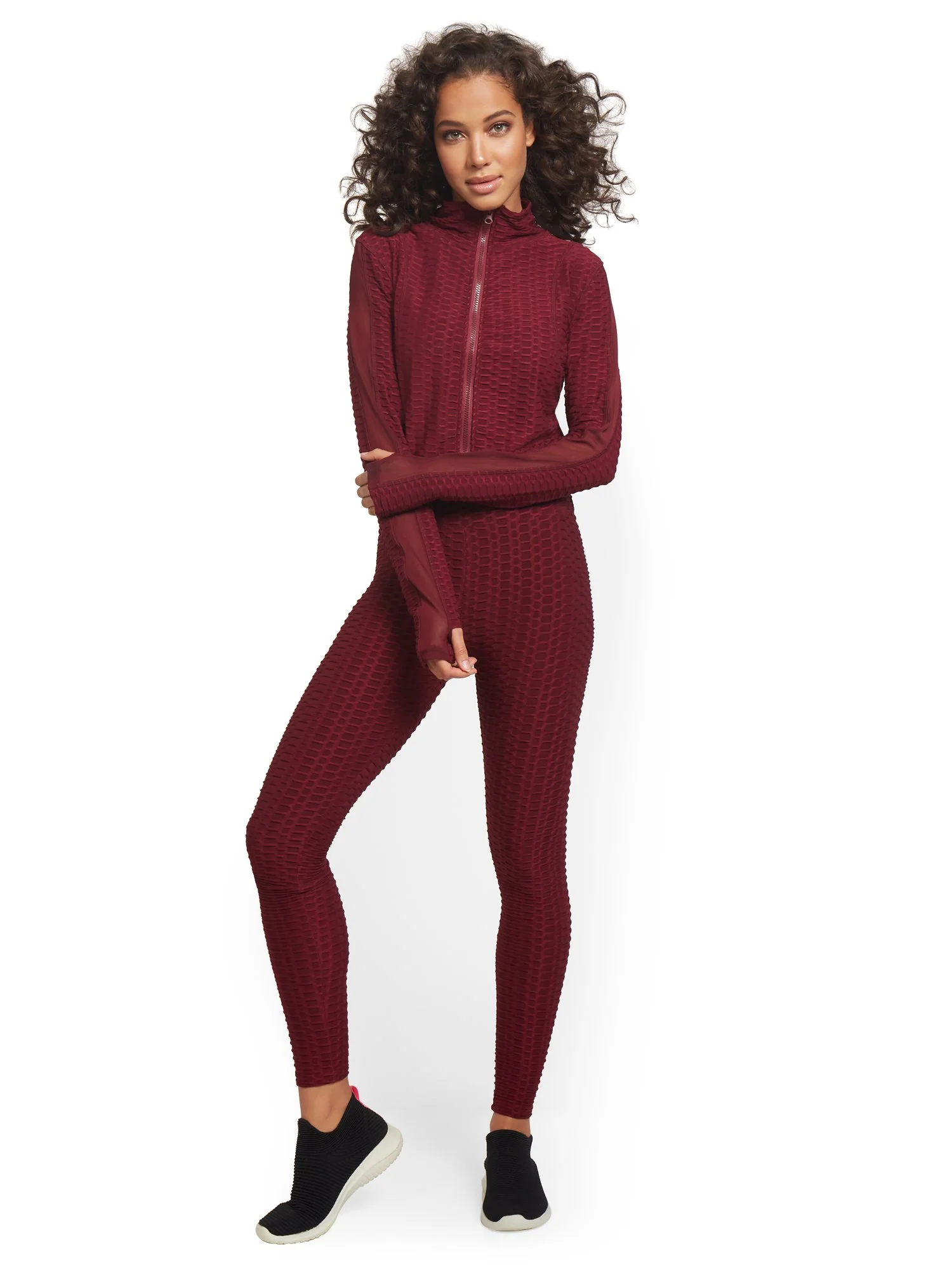 High-Waisted Textured Legging - Image 11
