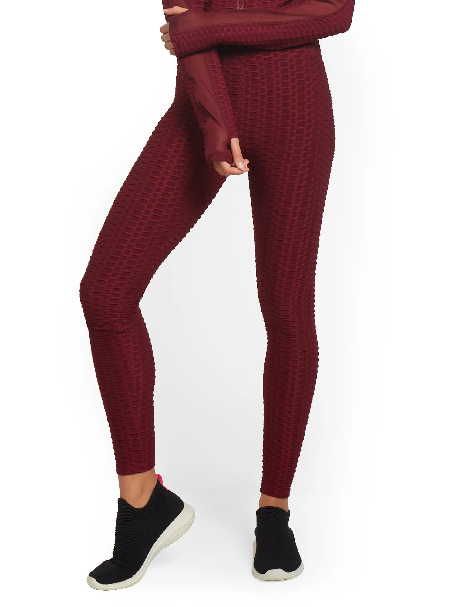 High-Waisted Textured Legging - Image 9