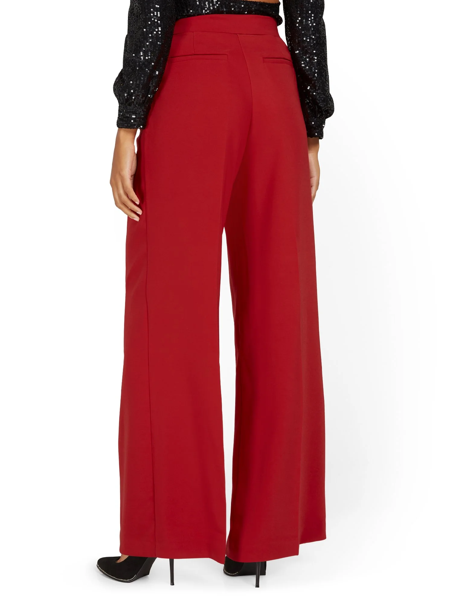 High-Waisted Wide-Leg Pant - Premium Stretch - Image 8