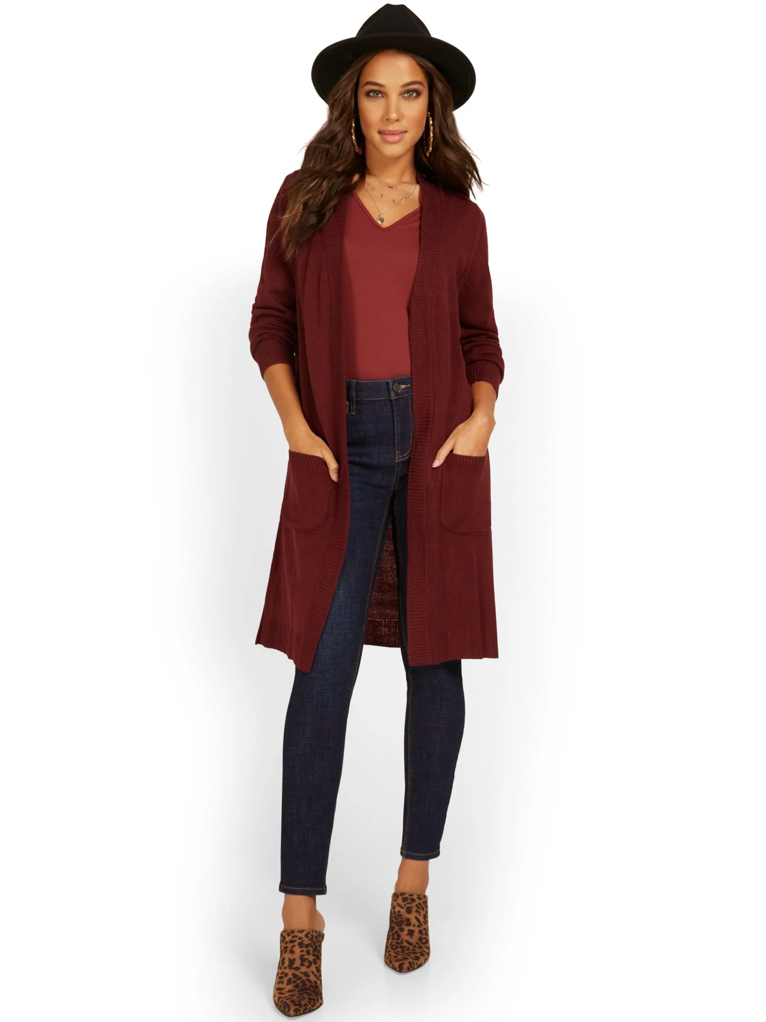 Hooded Knit Cardigan - Image 11
