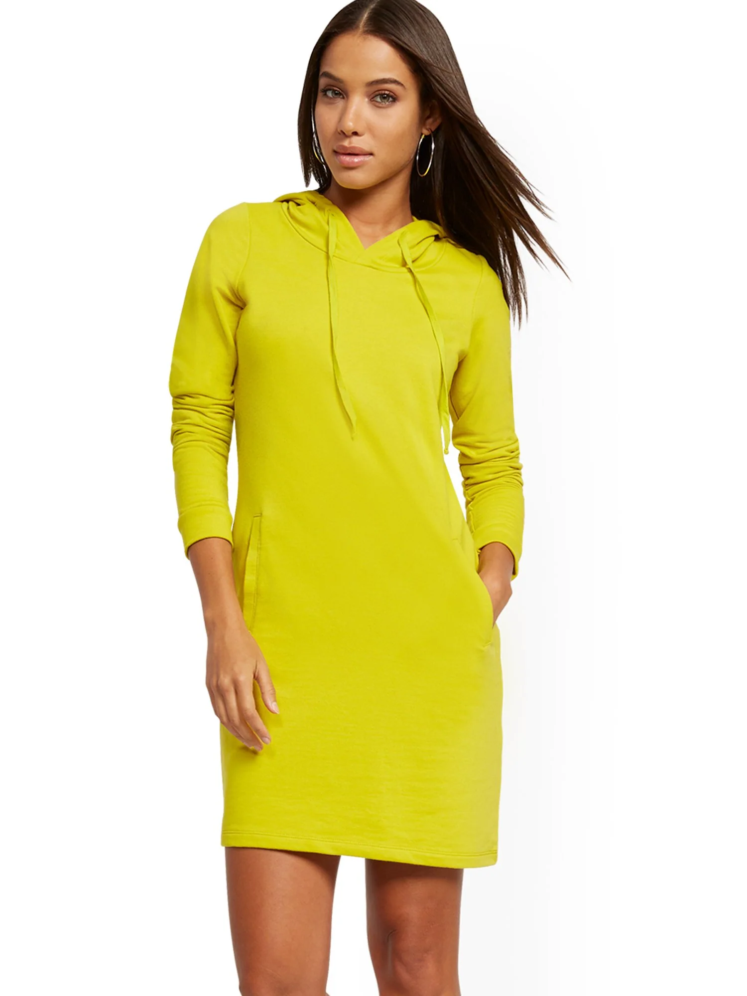 Hooded Sweatshirt Dress - Image 5