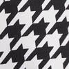Houndstooth French Terry Faux-Leather Trim Jacket - Image 4