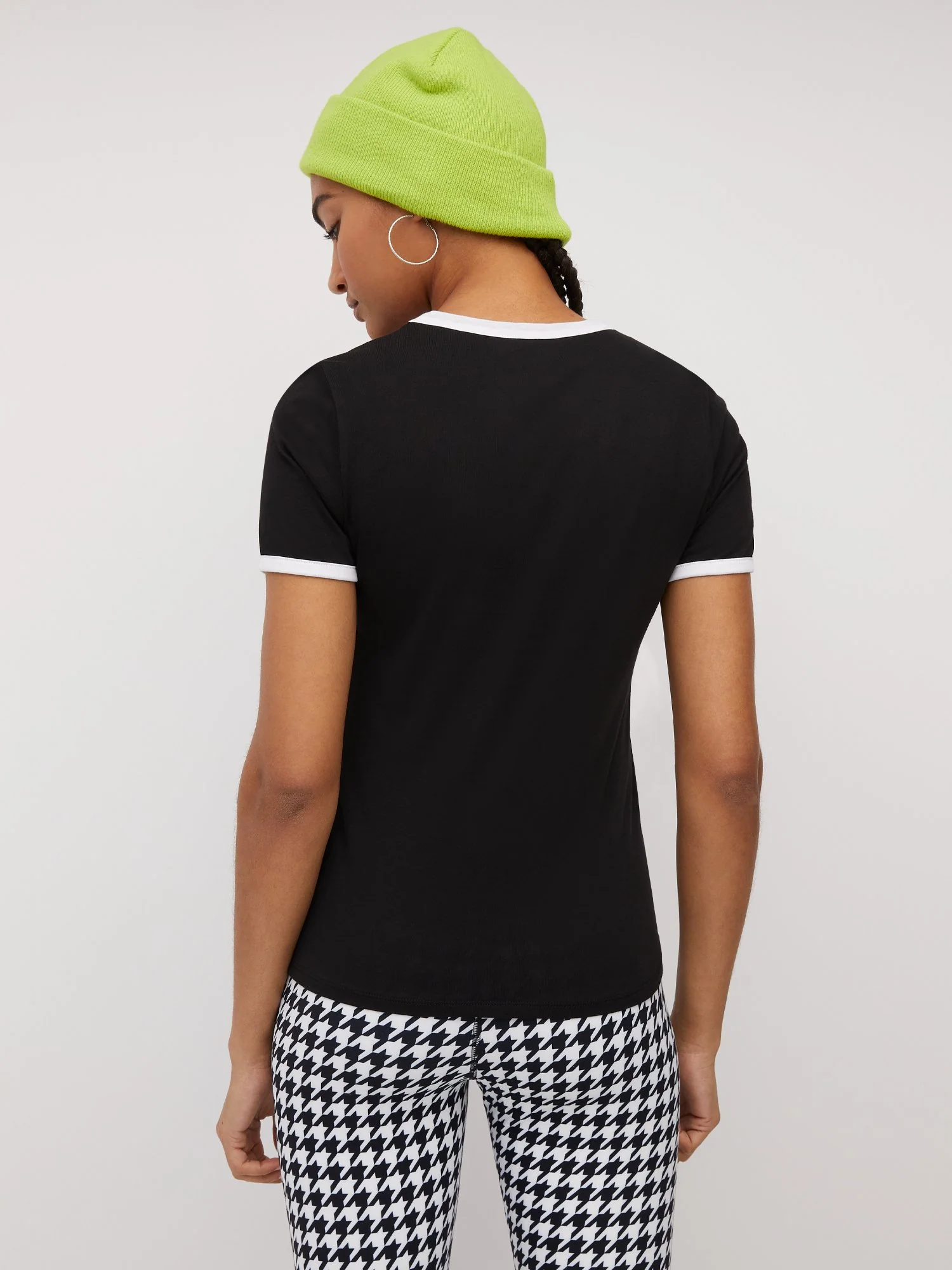 Houndstooth Heart Graphic Tee - Image 3