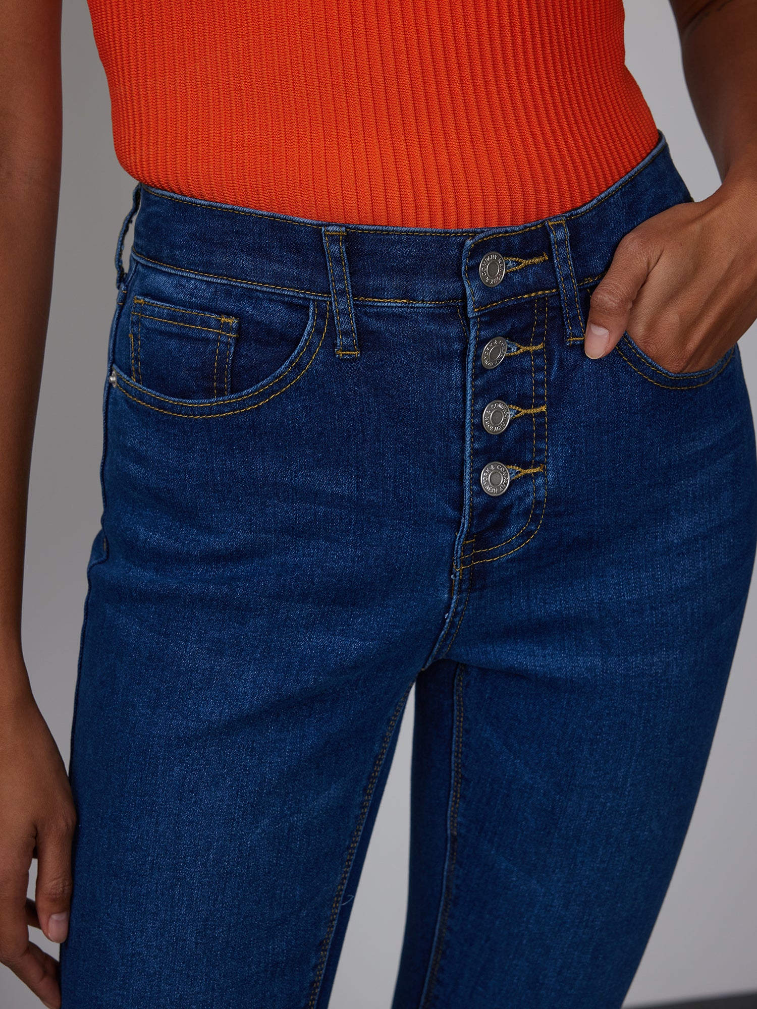 Tall Curvy High Rise Bootcut Jeans - Image 4