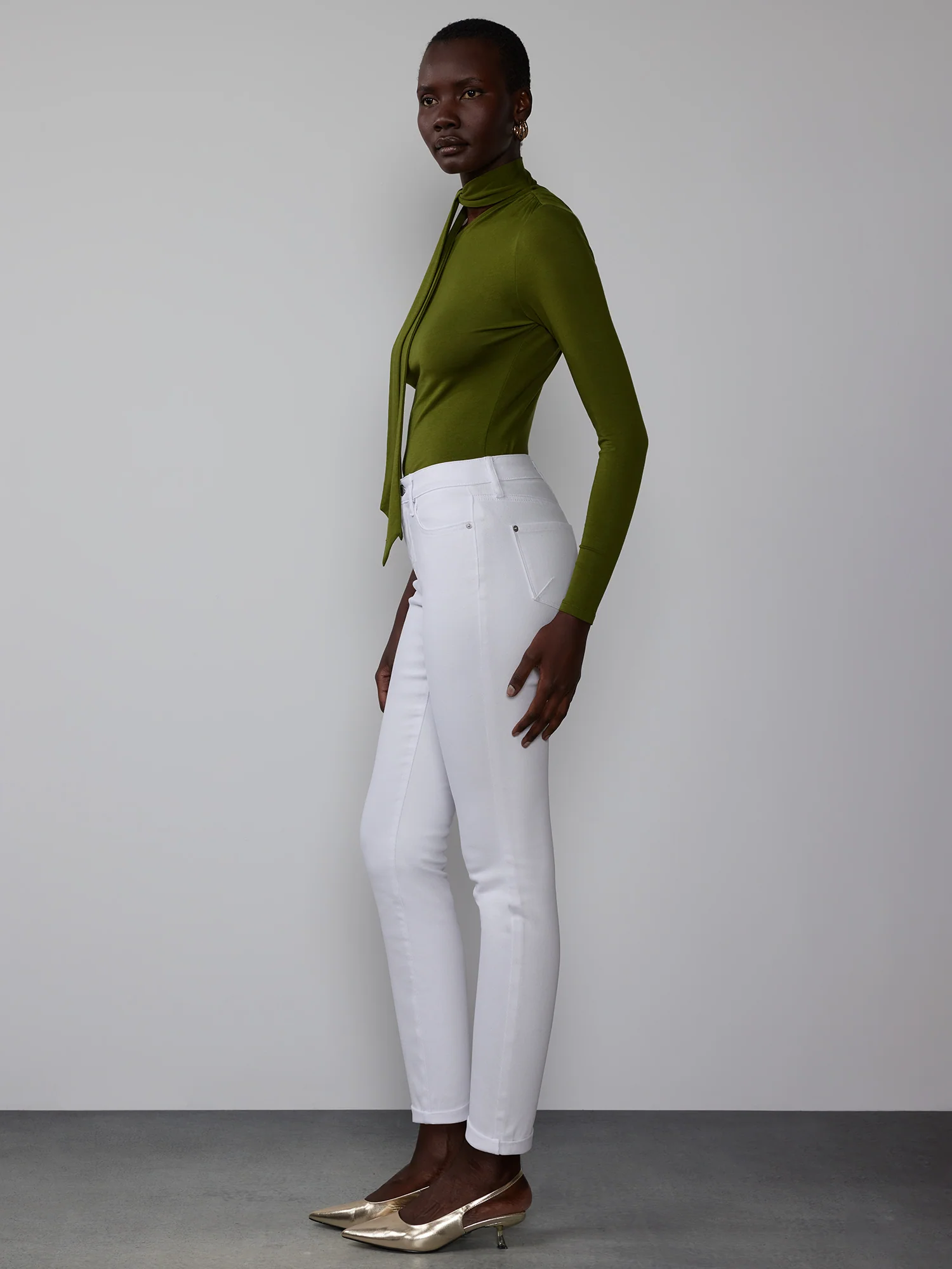 High Rise Curvy Skinny Jeans - Image 2