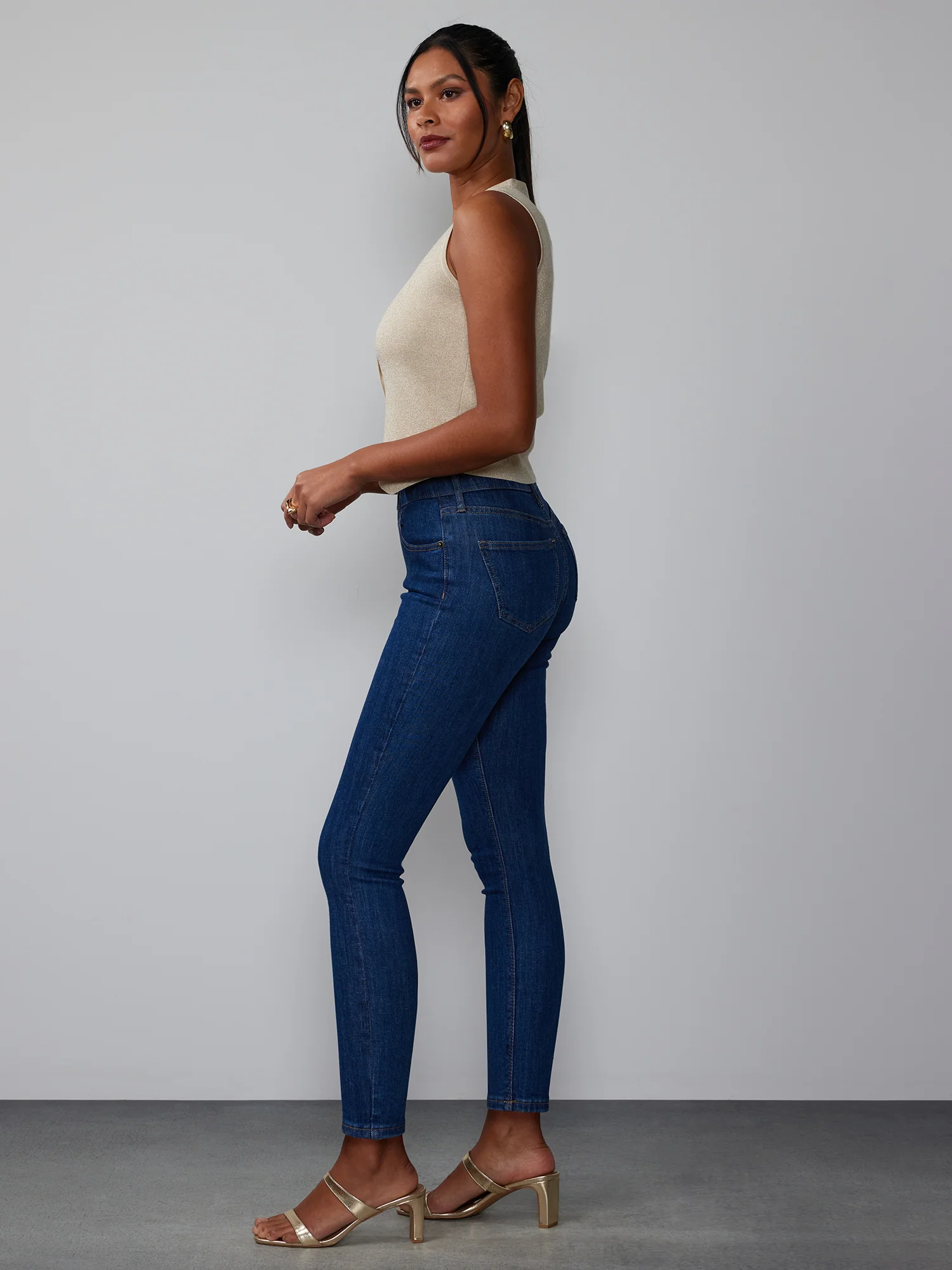 Tall Essential High Rise Ankle Length Jeans - Image 2