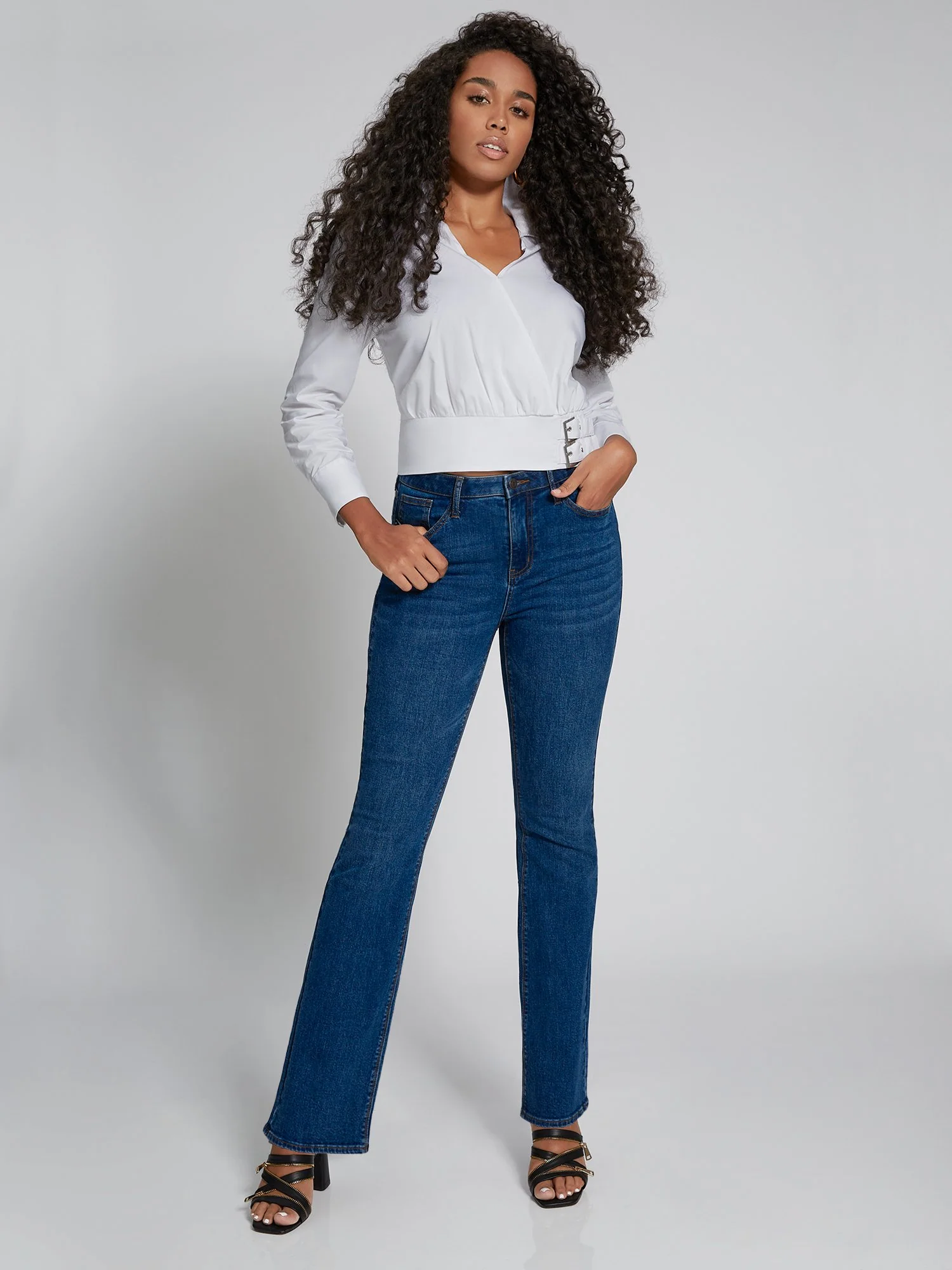 Tall Essential High Rise Bootcut Jeans - Image 6