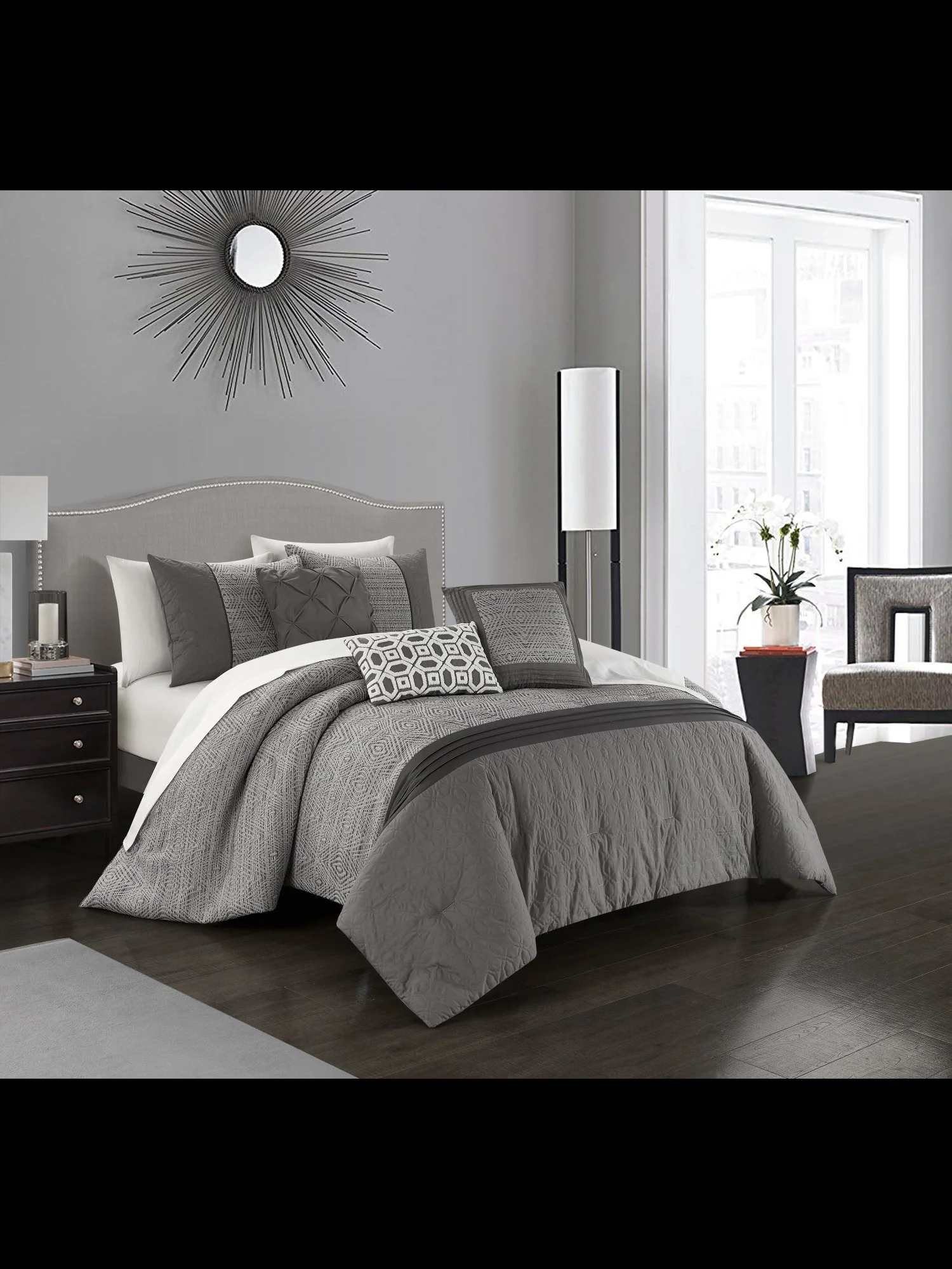 Imani King-Size 6-Piece Comforter Set - NY&C x Chic Home - Image 13