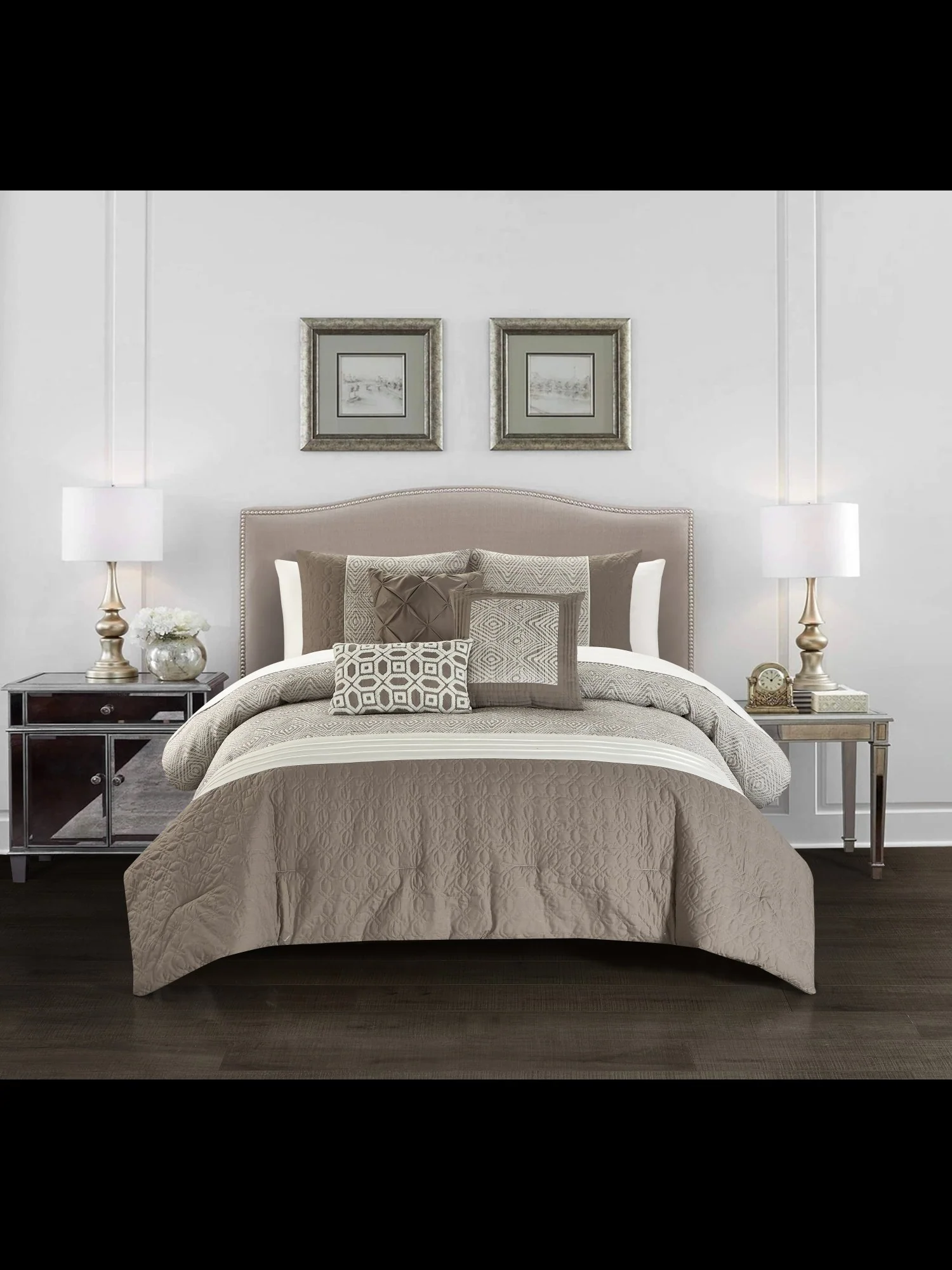 Imani King-Size 6-Piece Comforter Set - NY&C x Chic Home - Image 2