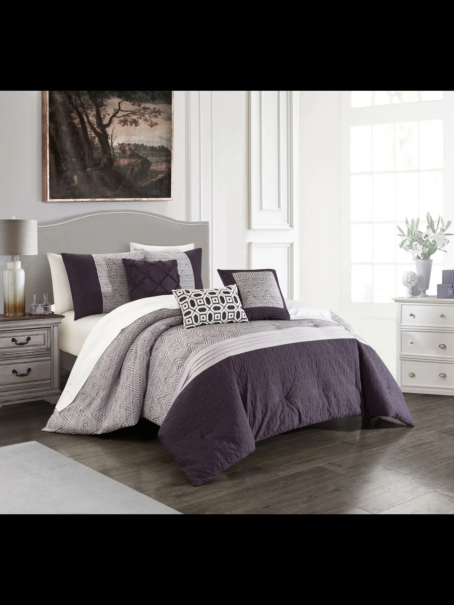 Imani King-Size 6-Piece Comforter Set - NY&C x Chic Home - Image 8