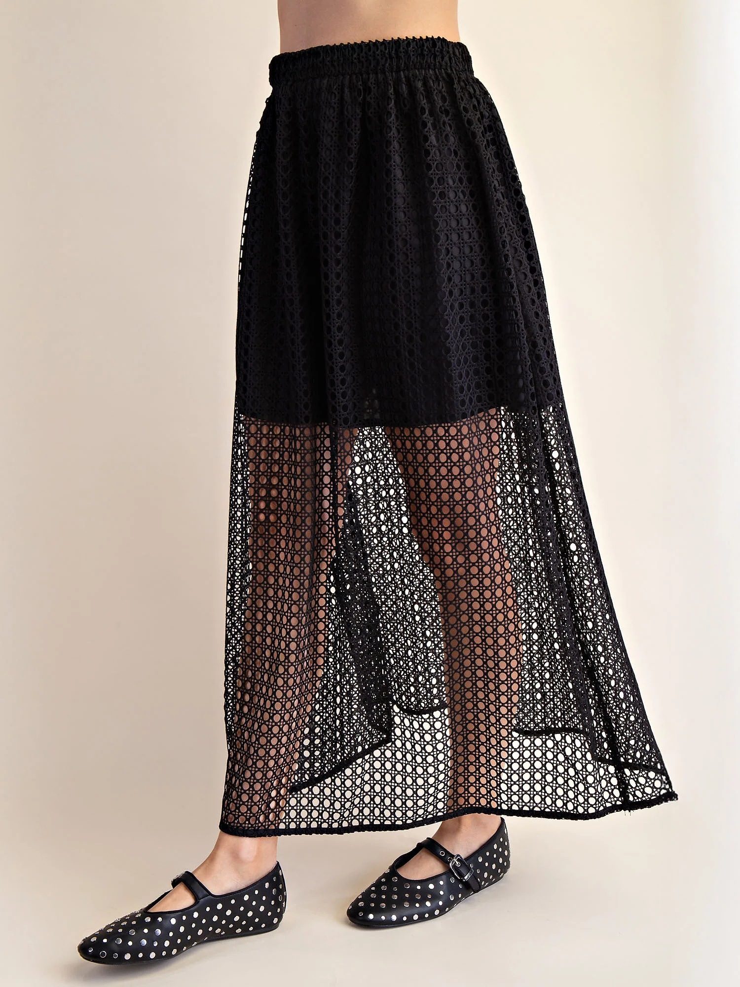 Jazz Overlay Geo Maxi Skirt - Image 5