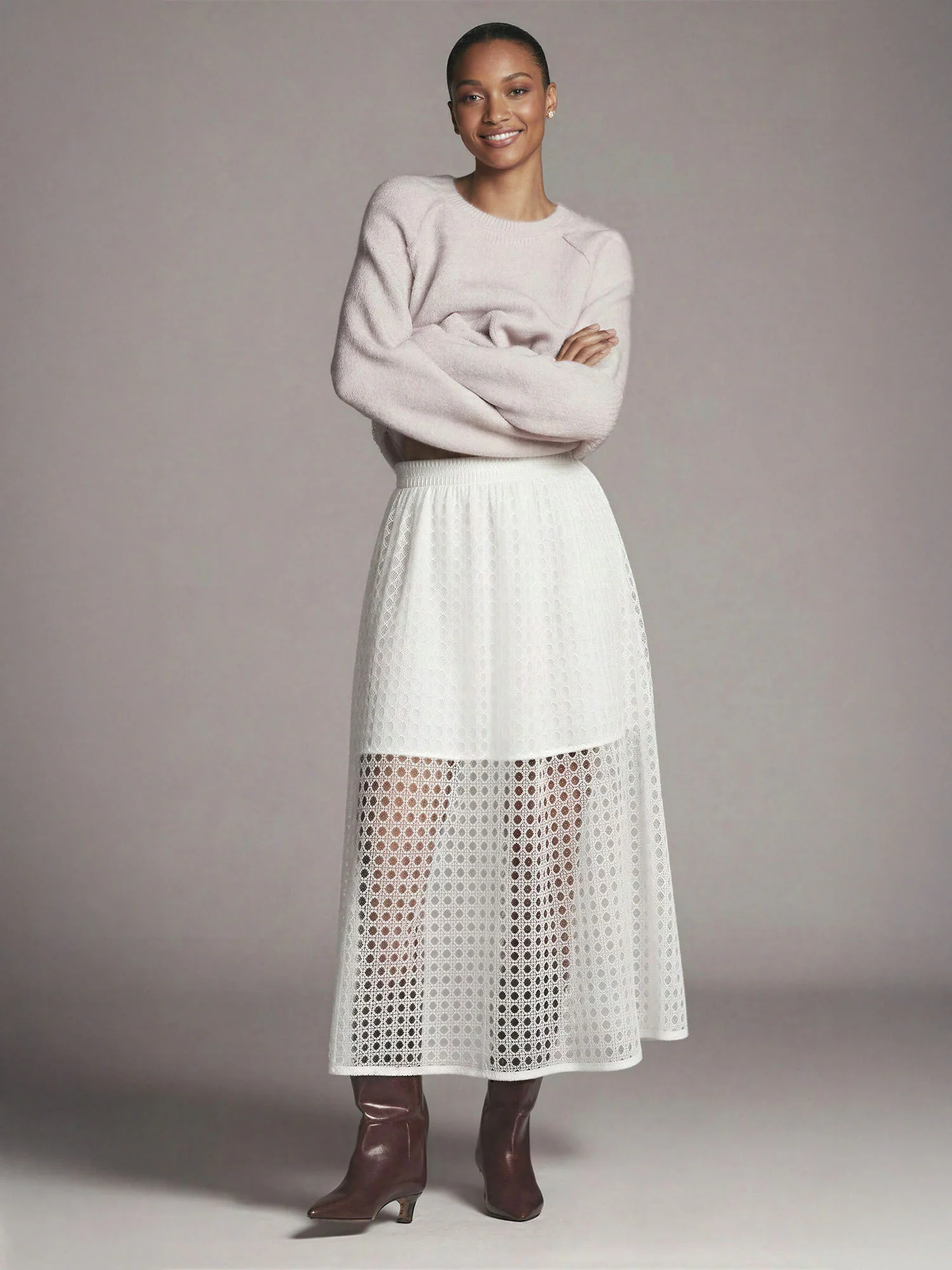 Jazz Overlay Geo Maxi Skirt - Image 8