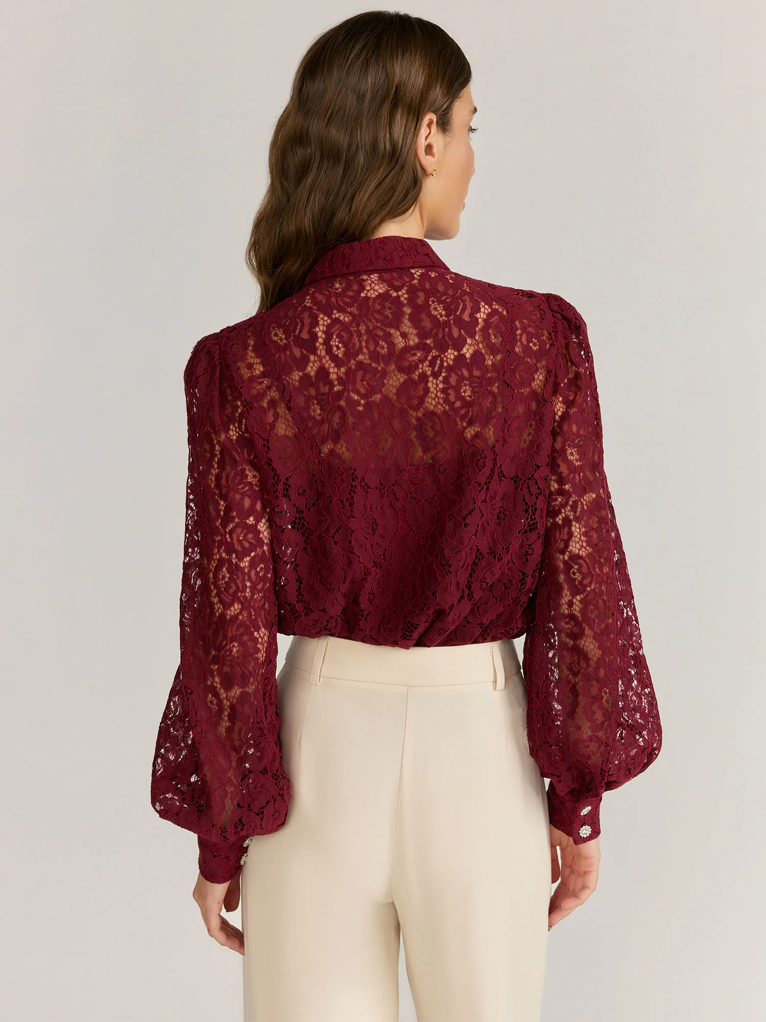 Flying Tomato Jewel Button Lace Top - Brands We Love - Image 3