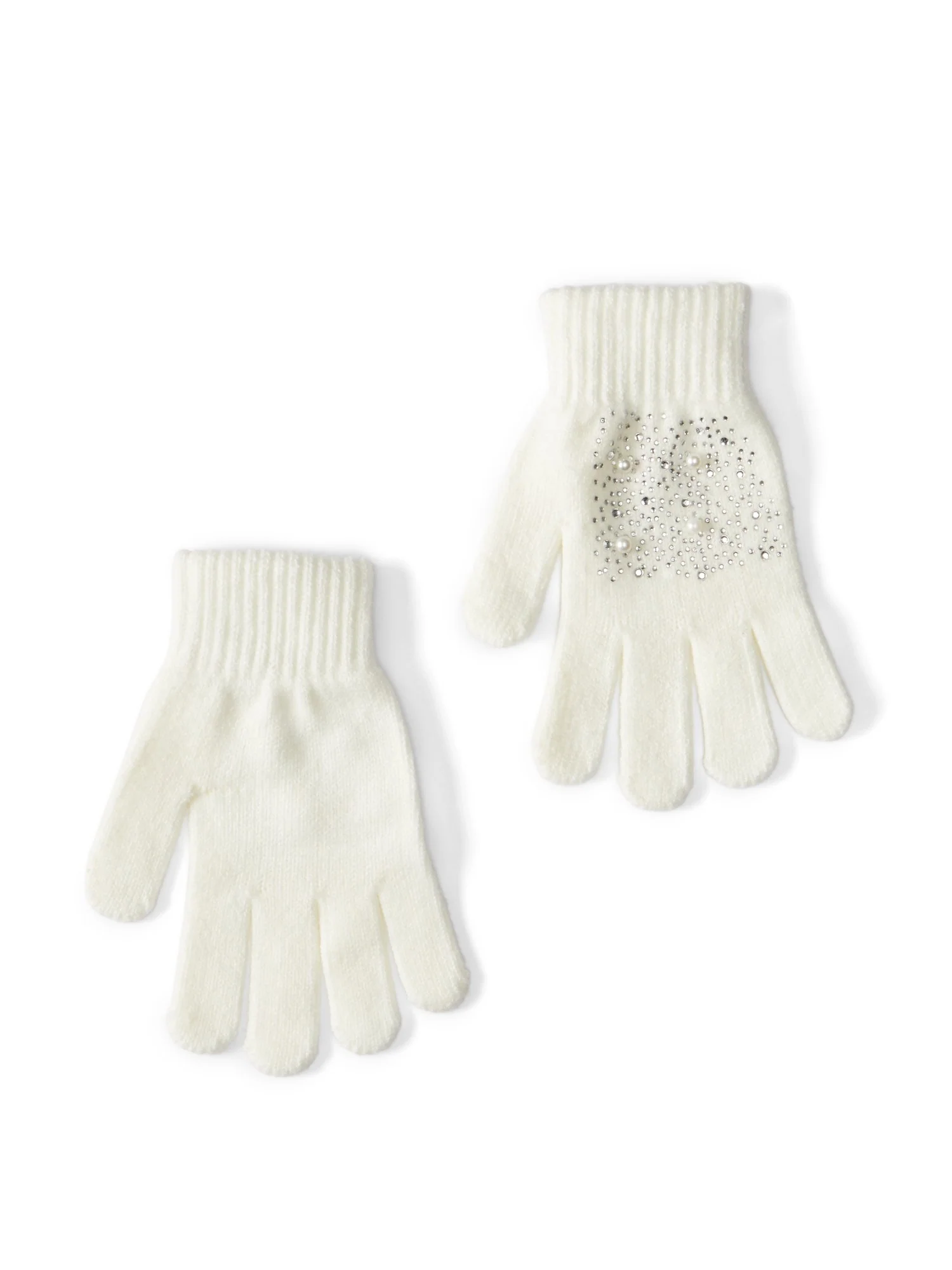 Jeweled Knit Gloves - Image 9