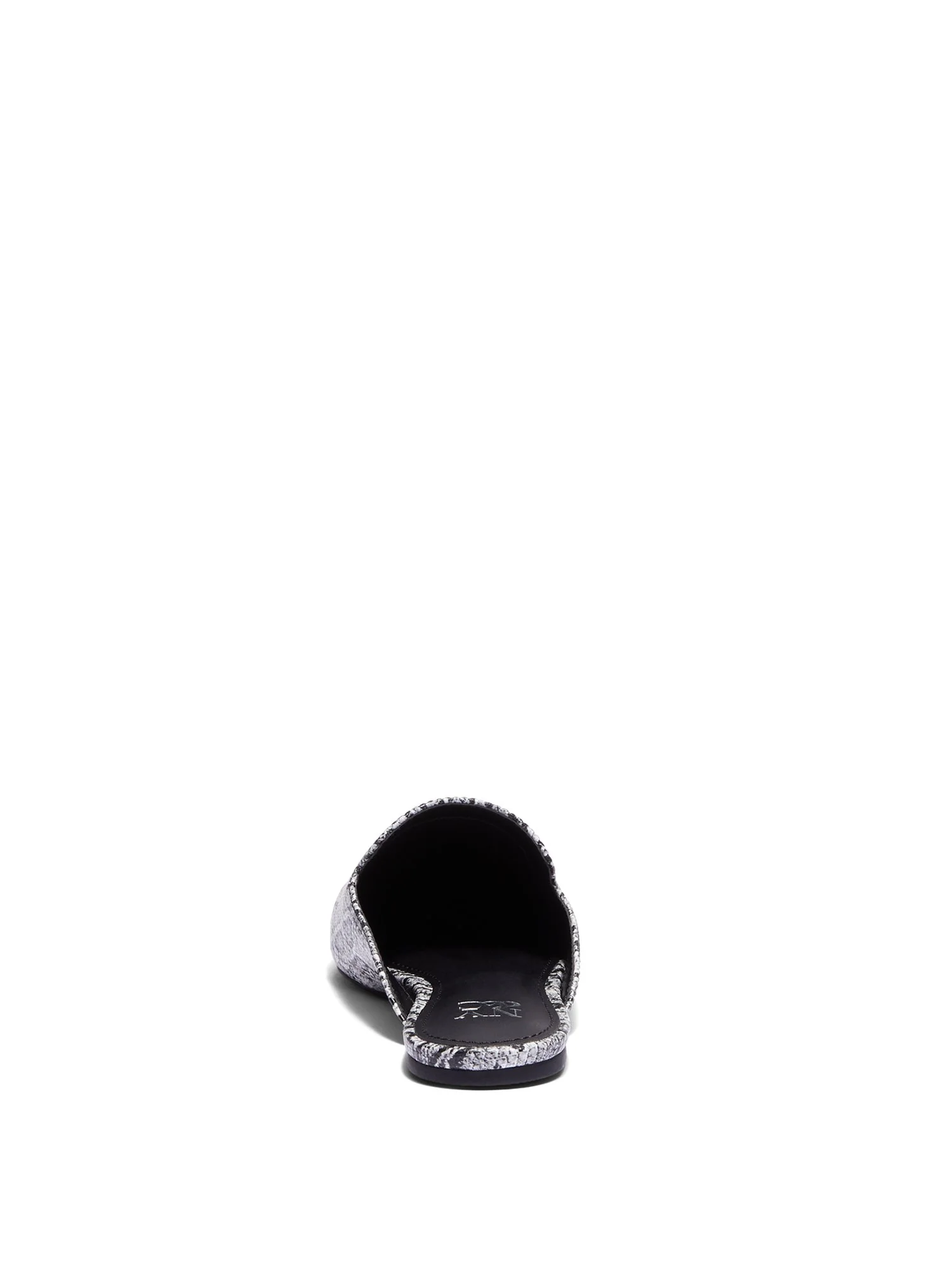 Kate Flat Mule - Snake-Print - Image 2