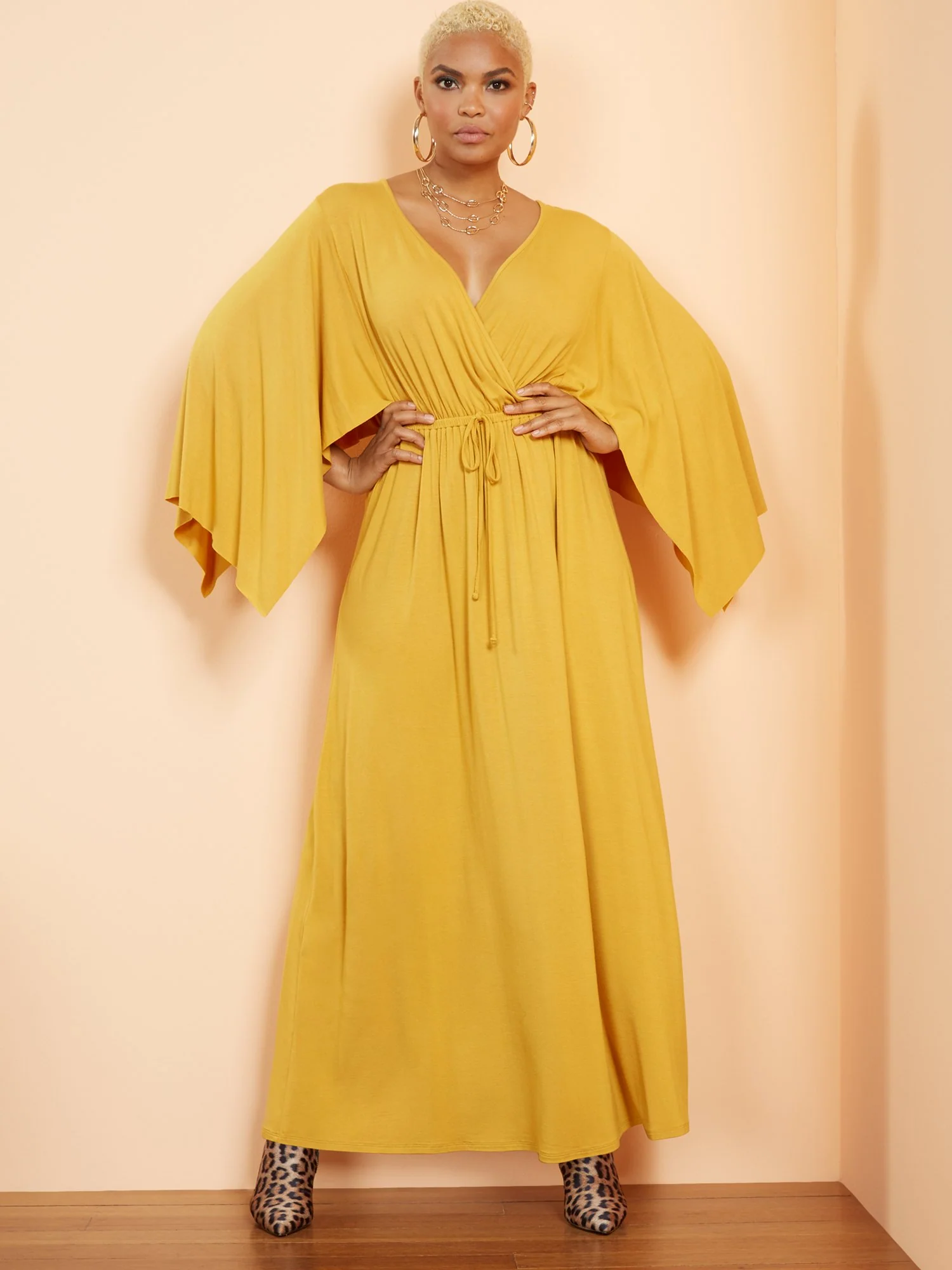 Kimono Maxi Dress - Image 10