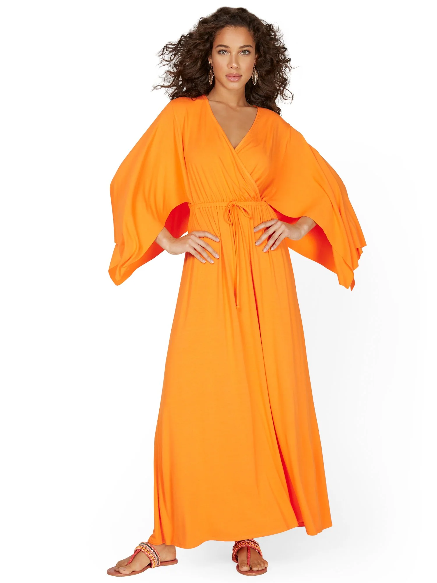 Kimono Maxi Dress - Image 3