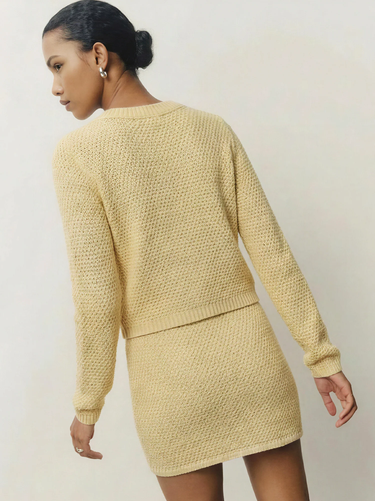 Knit Two Pocket Mini Skirt - Image 9