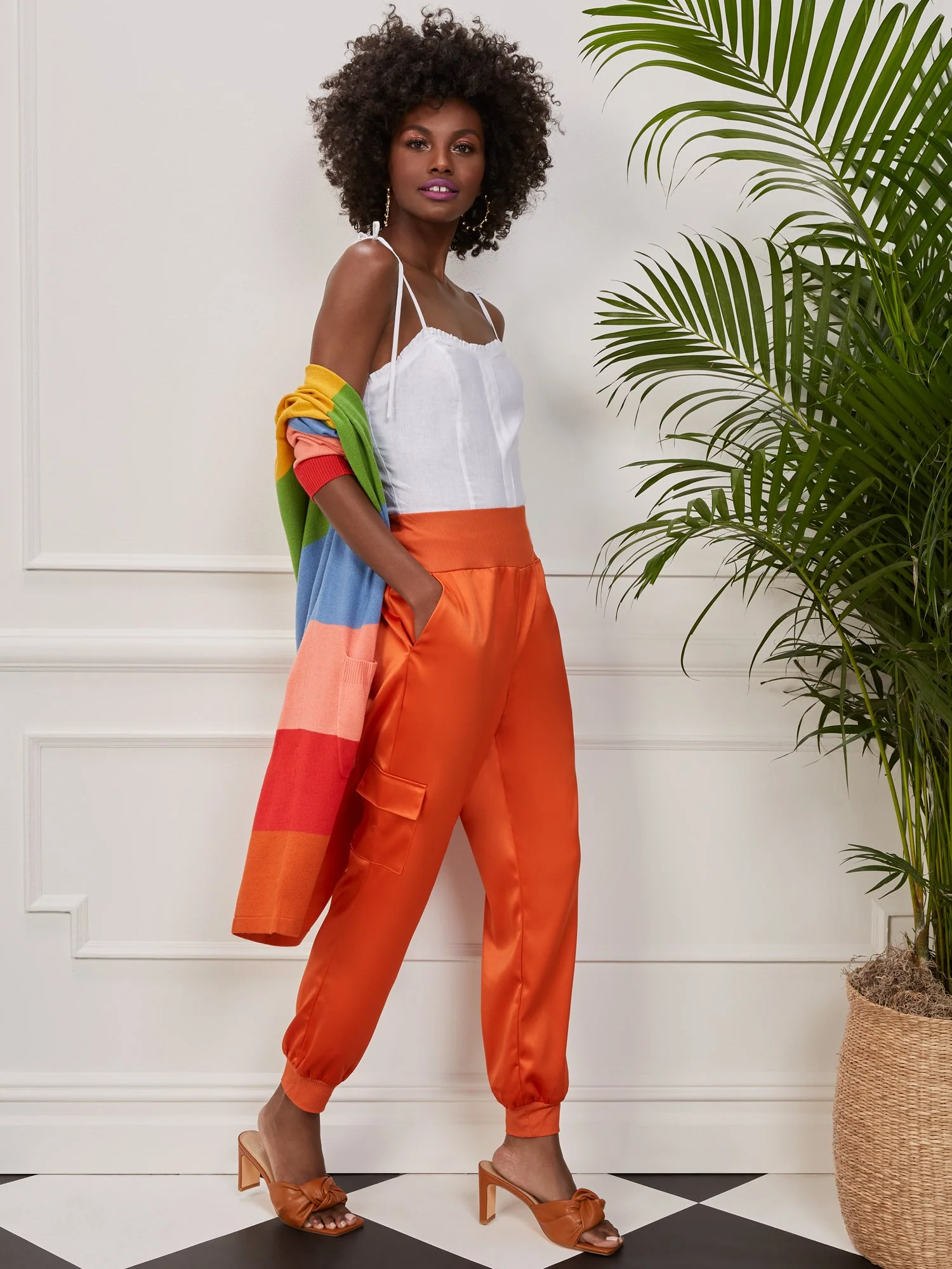 Knit-Waist Cargo-Pocket Jogger Pant - Image 7