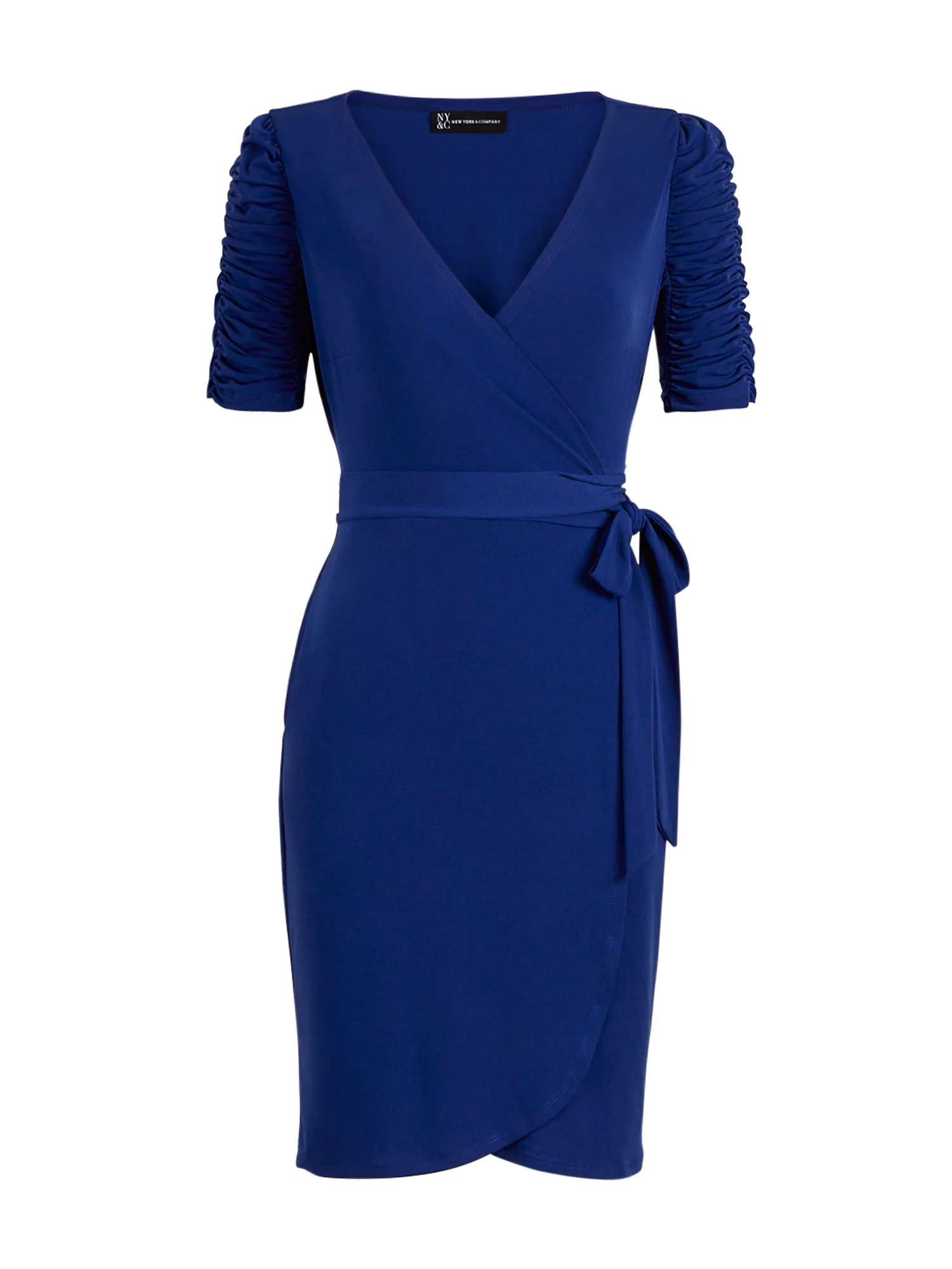 Knit Wrap Dress - Image 4