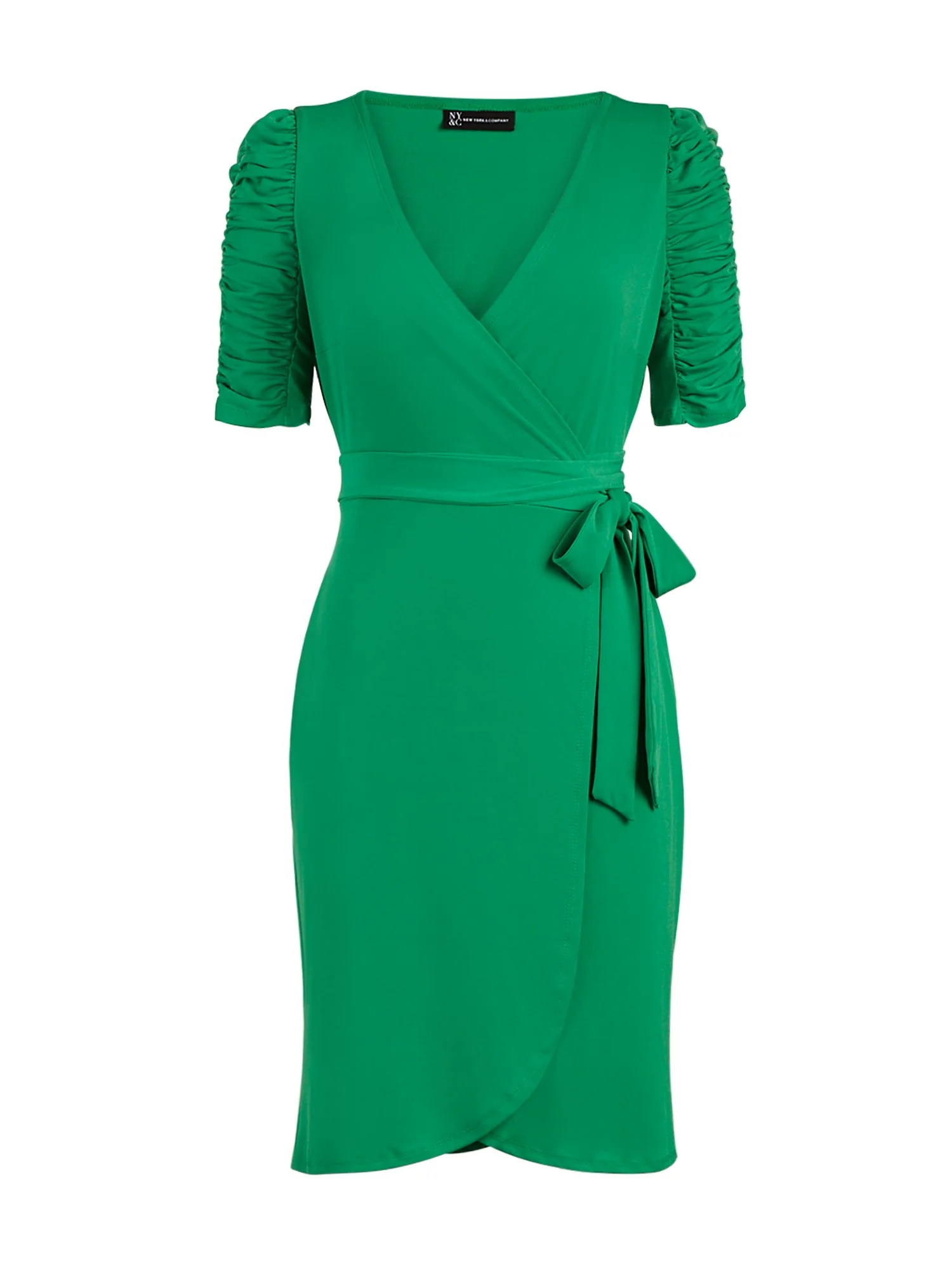 Knit Wrap Dress - Image 8