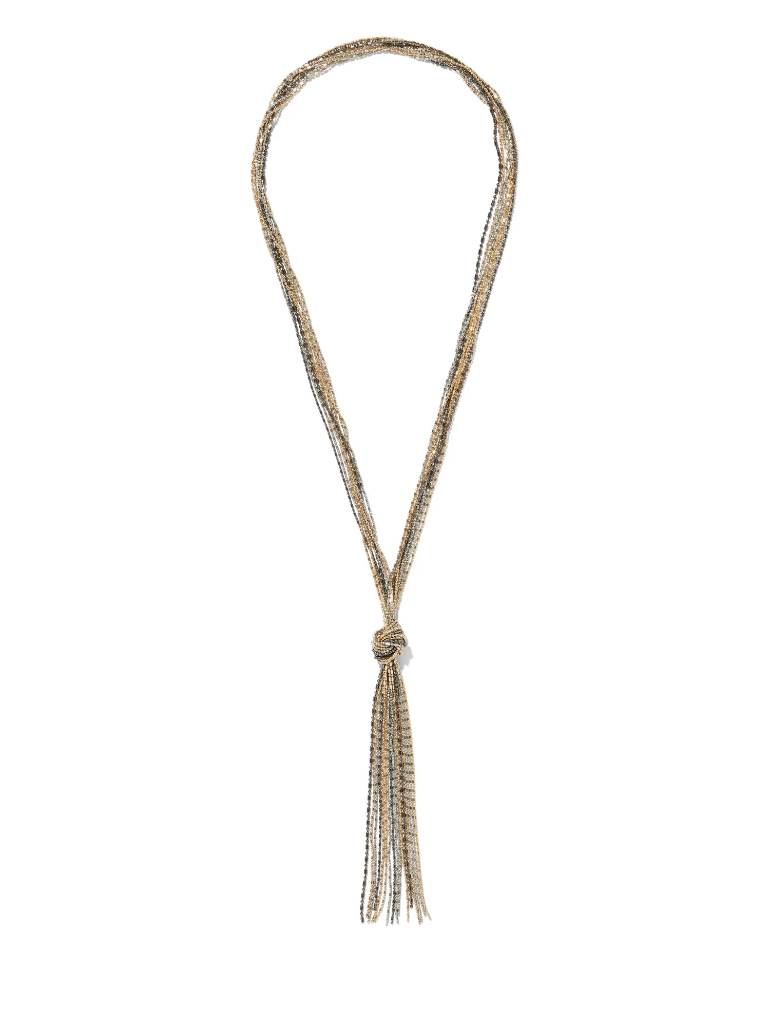 Knot-Tassle Necklace