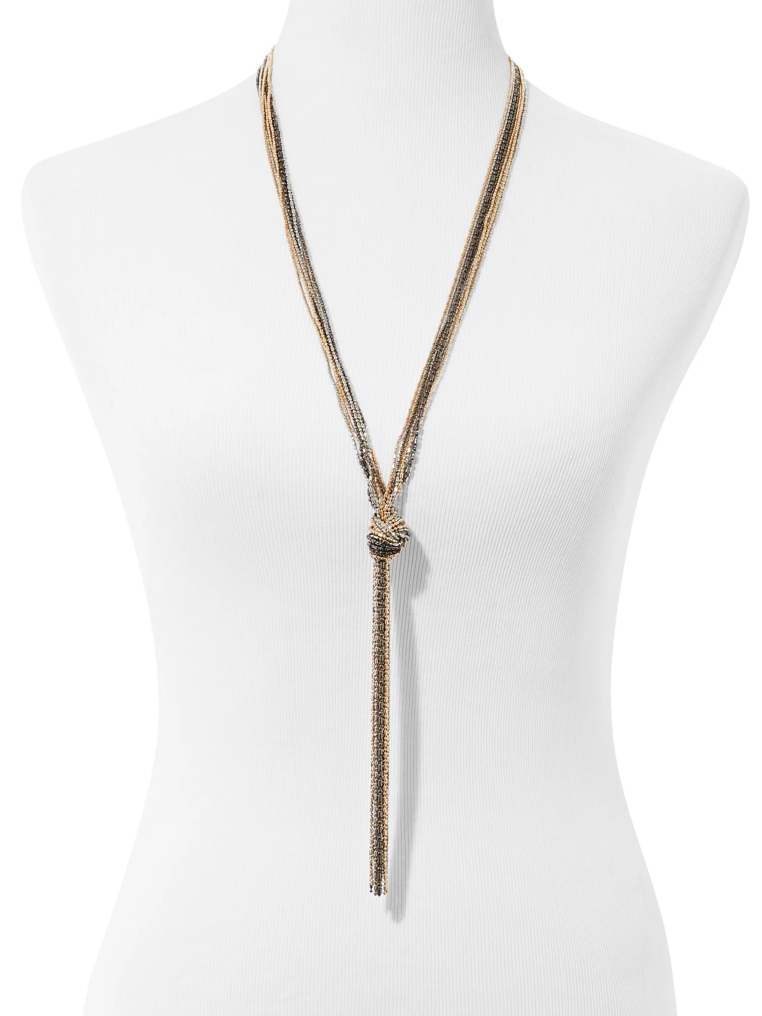 Knot-Tassle Necklace - Image 2