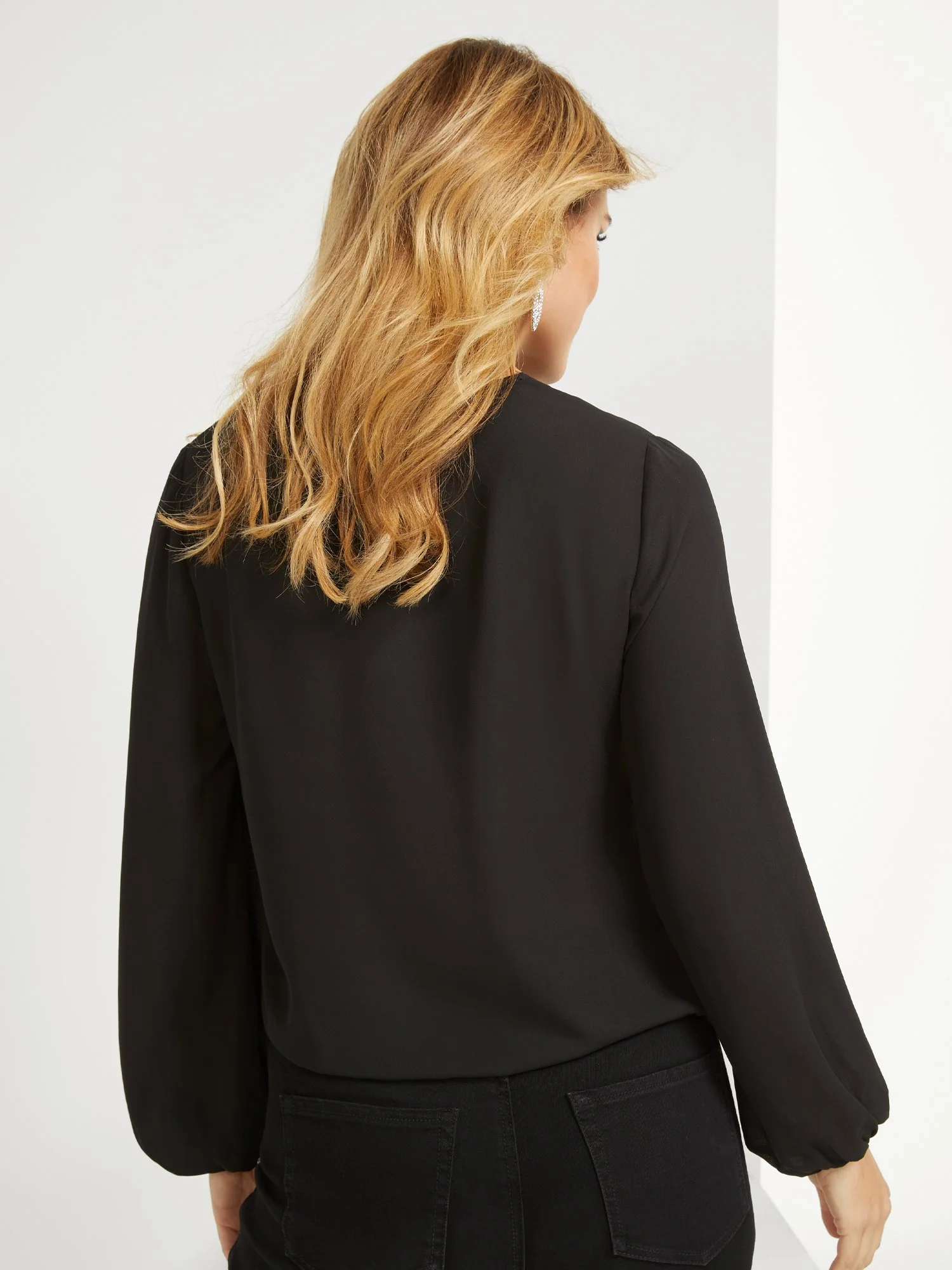 Lace-Inset Blouse - Image 3