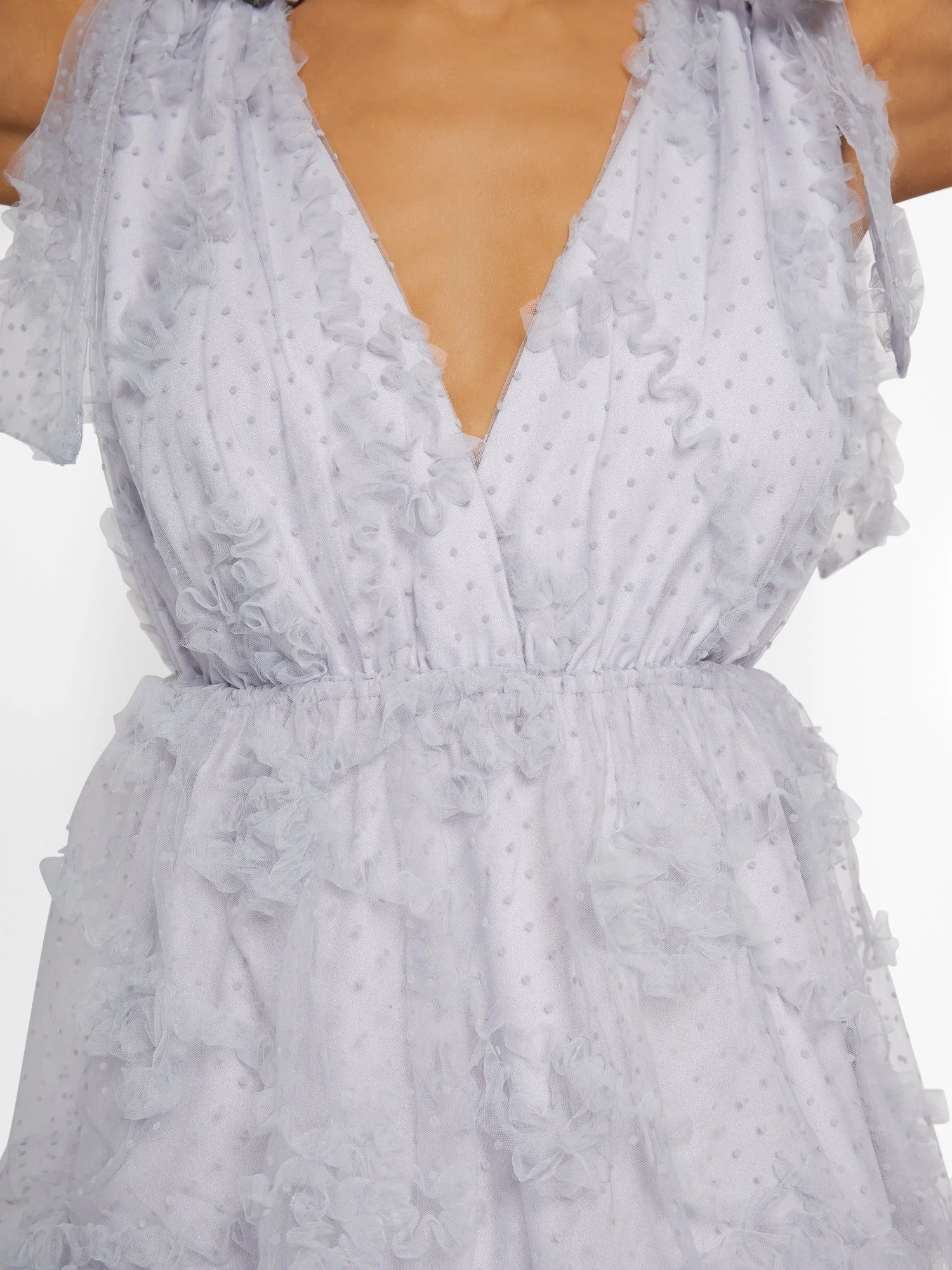 Just Me Lace Tie-Shoulder Midi Dress - Brands We Love - Image 4