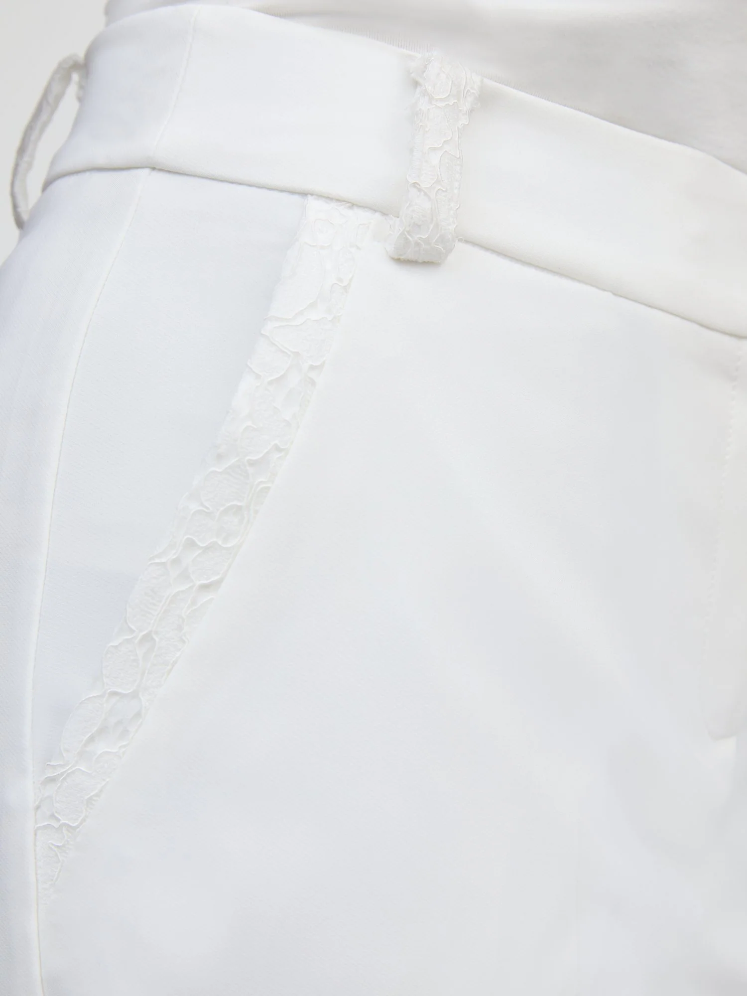 Lace-Trim Slim-Leg Pant - Image 4