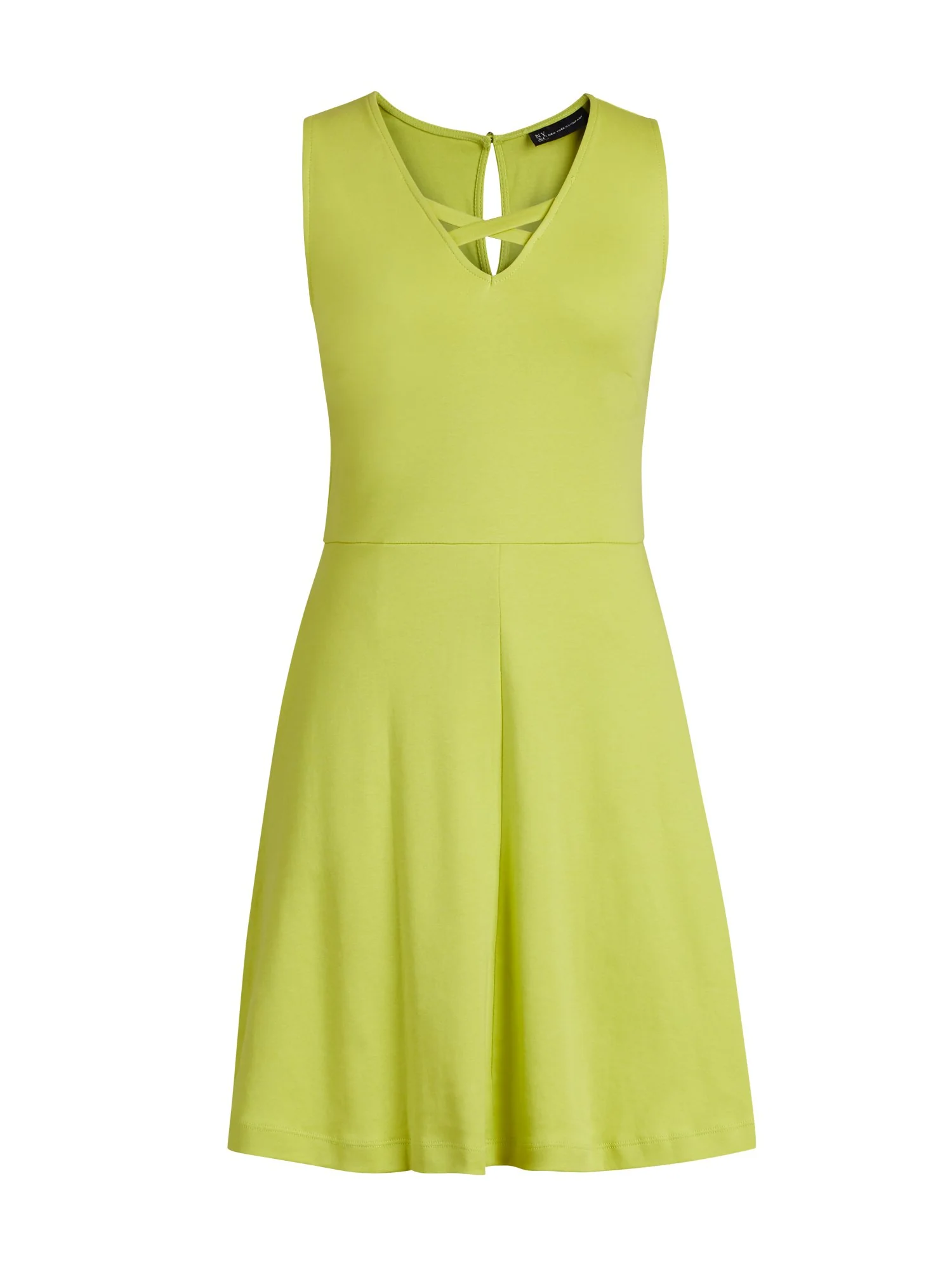 Lace-Up Cotton Fit and Flare Dress - Image 12