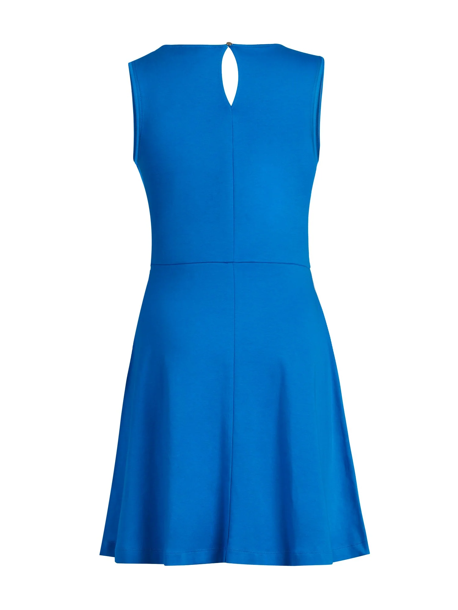 Lace-Up Cotton Fit and Flare Dress - Image 9