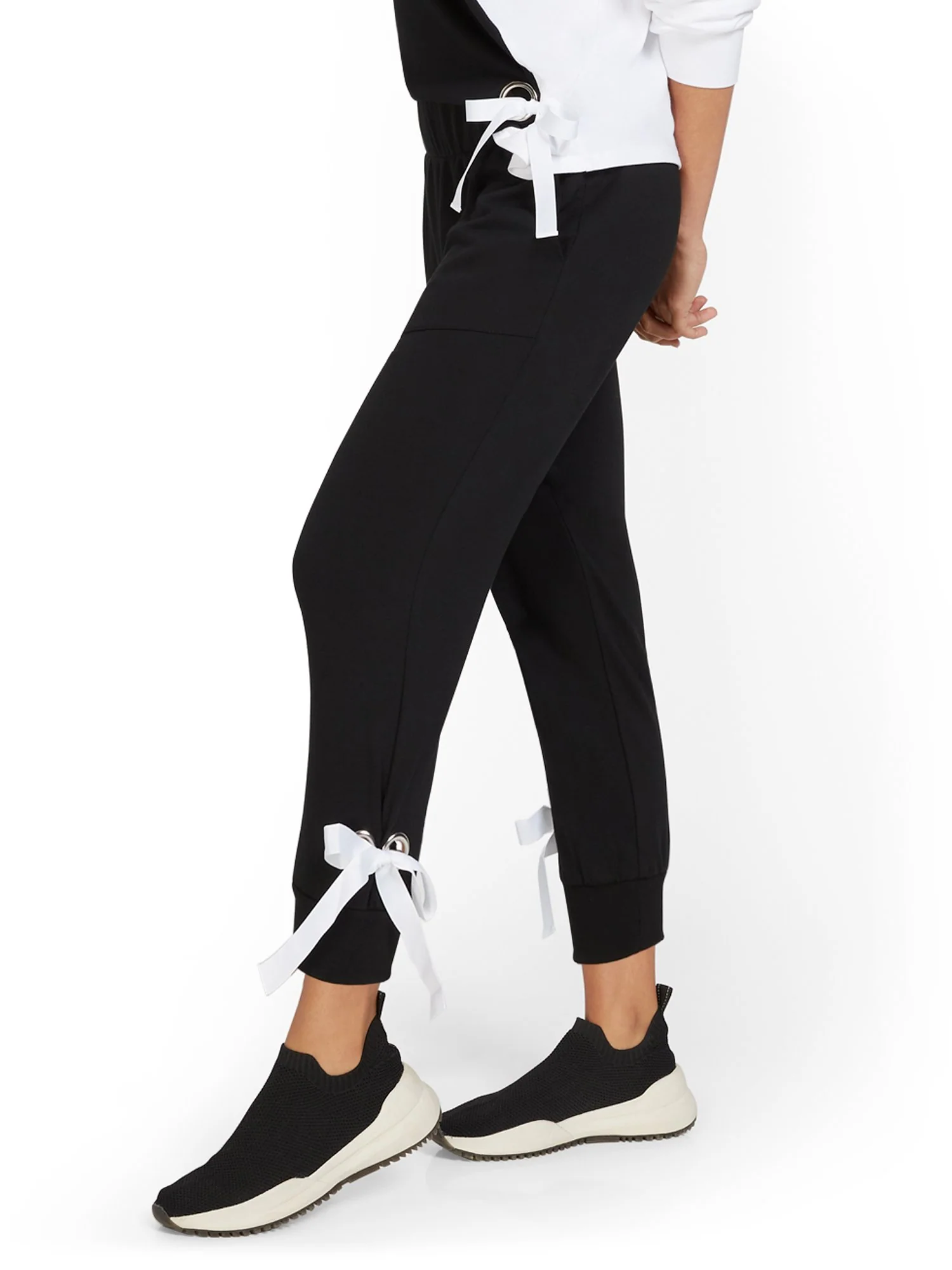 Lace-Up French Terry Jogger Pant - Image 2