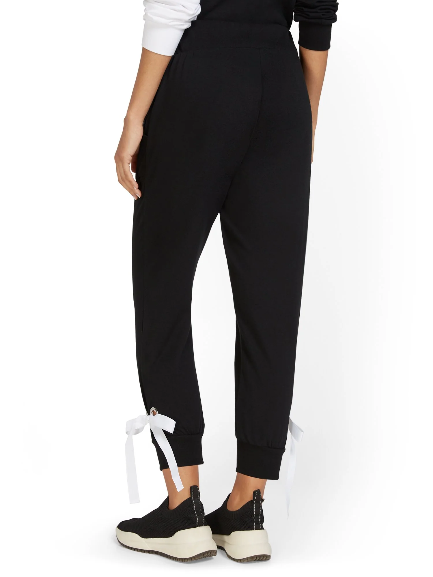 Lace-Up French Terry Jogger Pant - Image 3