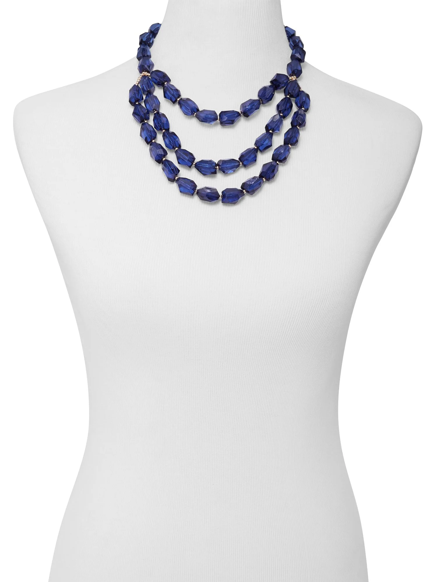Layered Faux-Stone Necklace - Image 2