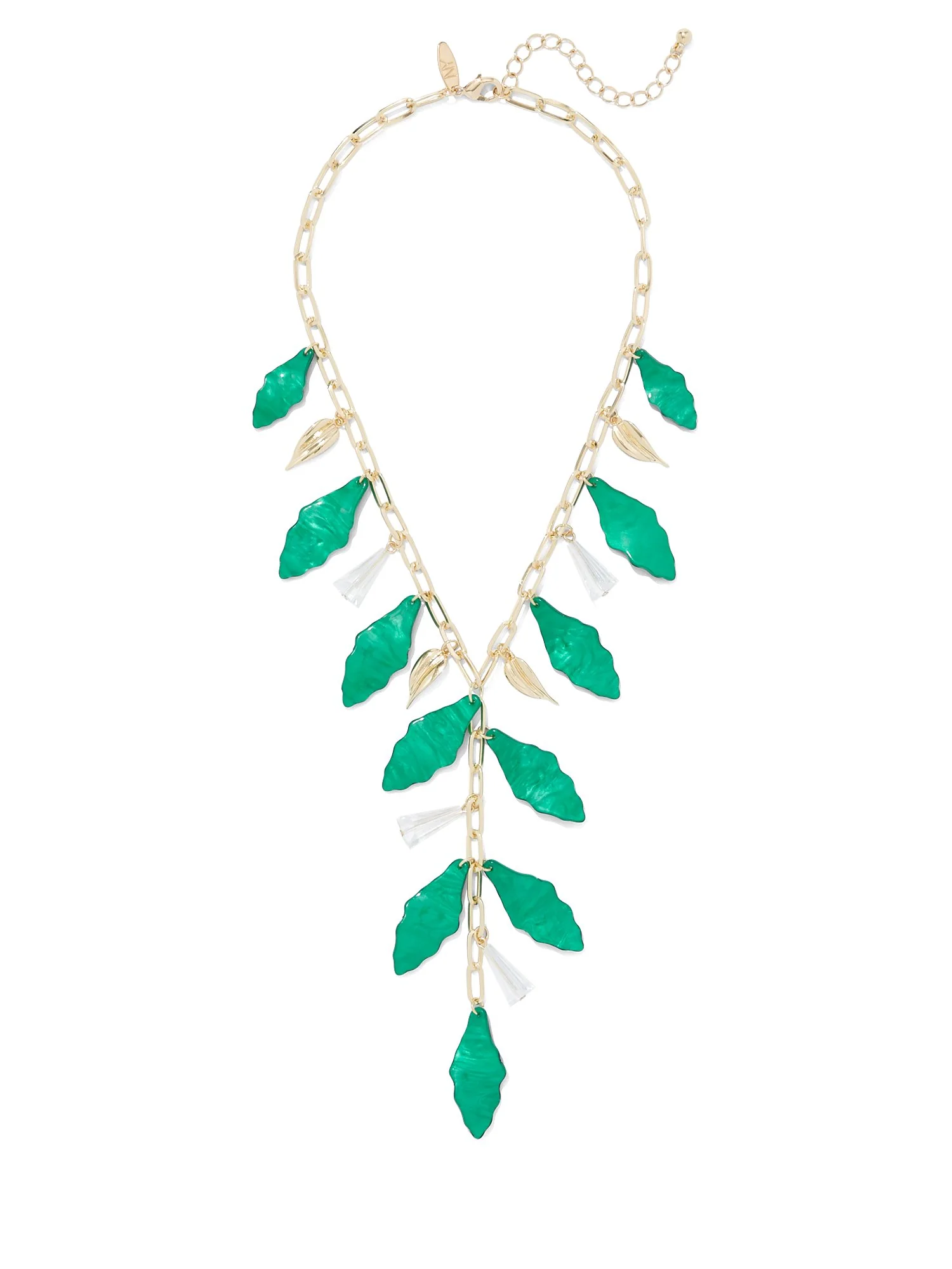 Leaf Statement Y-Necklace