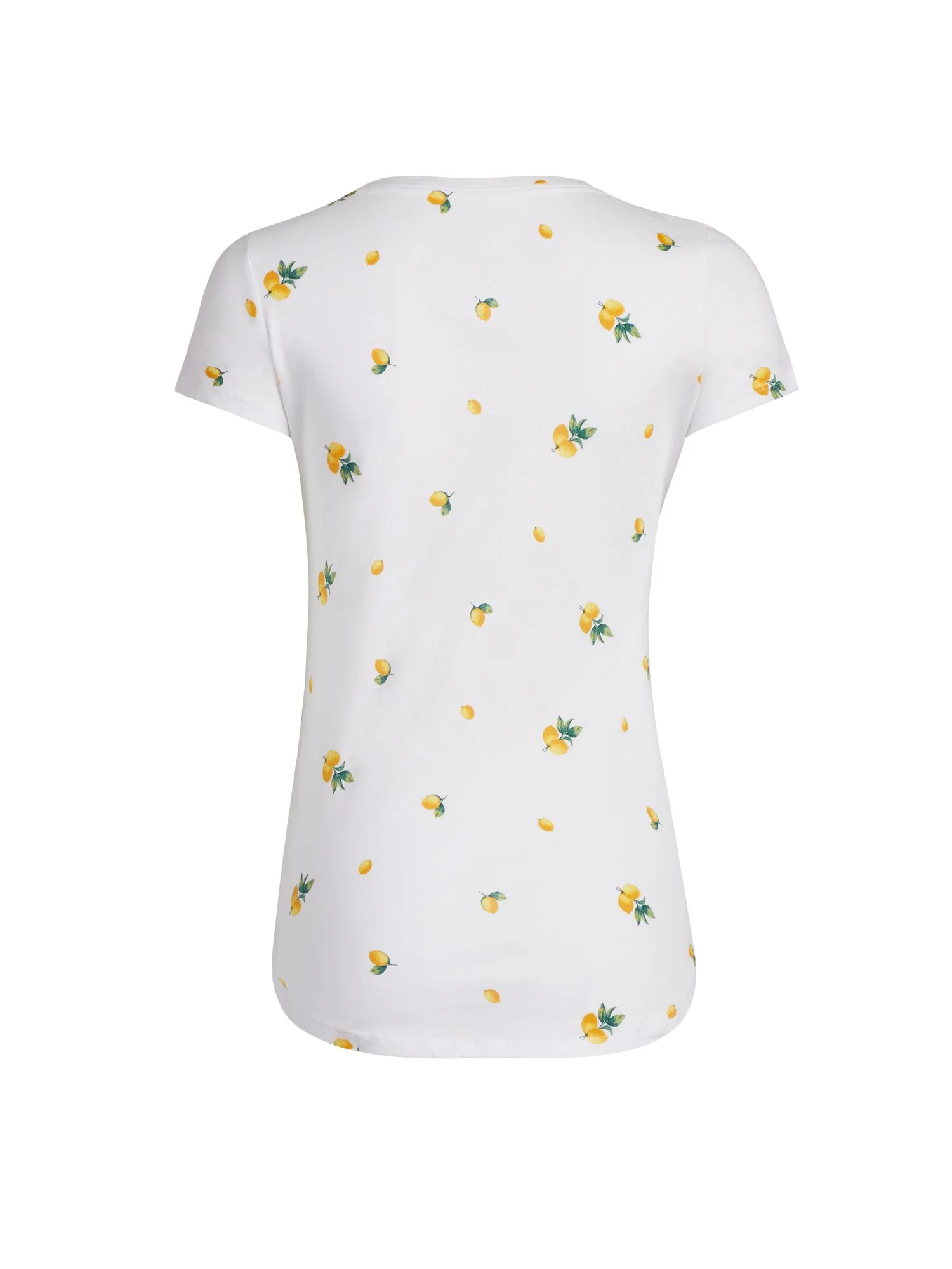 Lemon-Print V-Neck Perfect Tee - Image 3