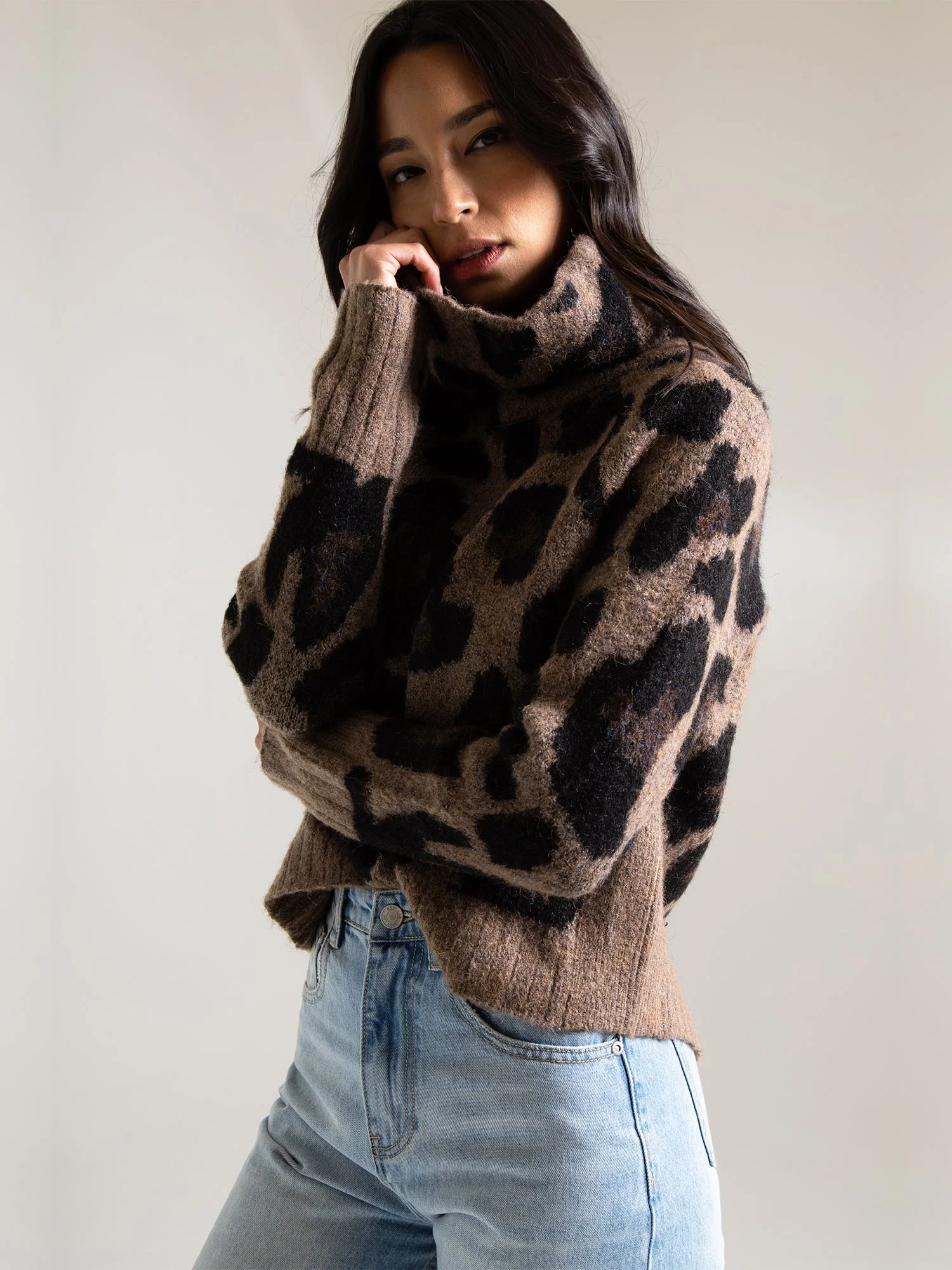 RD Style Leopard Knit Sweater - Brands We Love - Image 3
